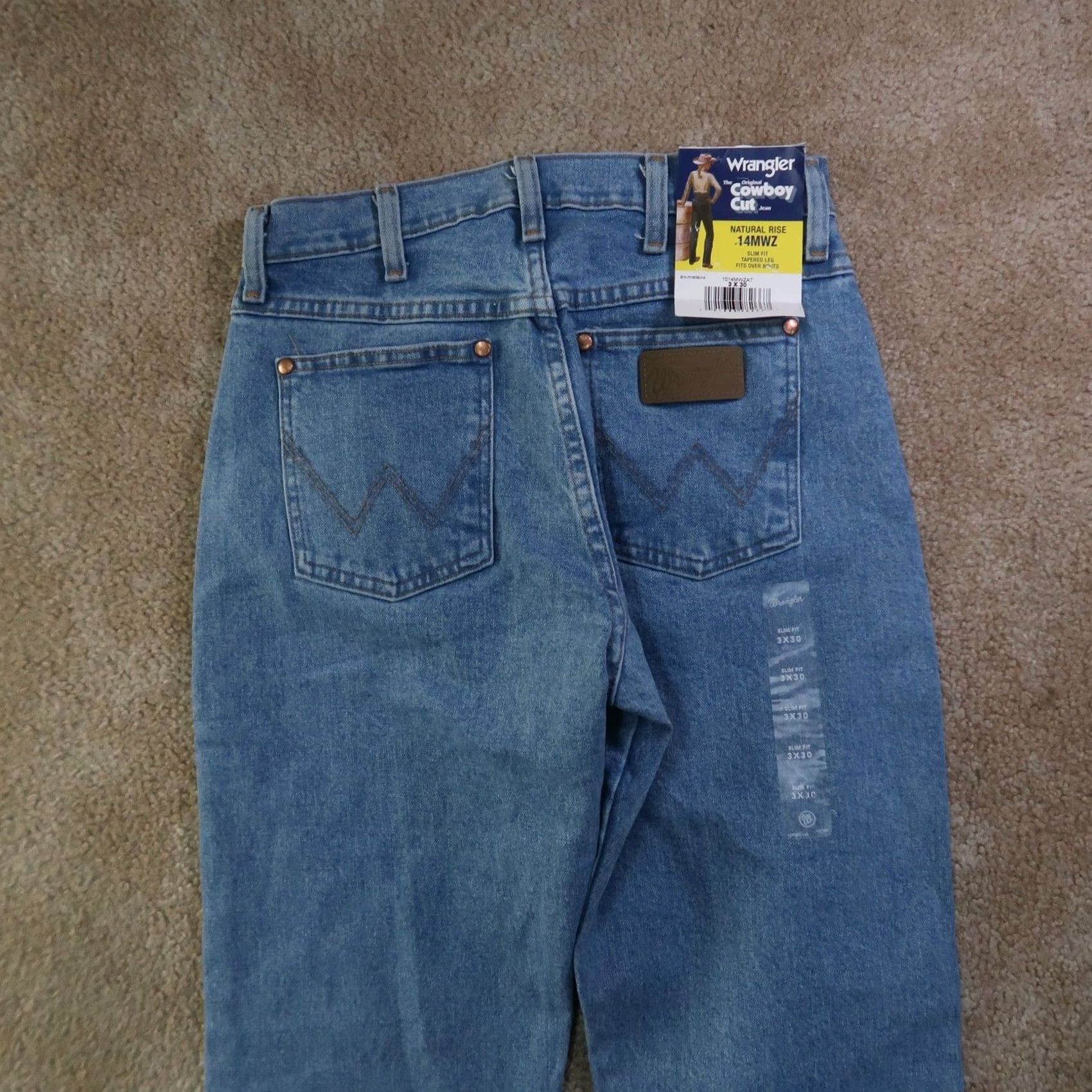 Wrangler Wrangler 13MWZ Cowboy Cut Jeans Bootcut Women Juniors 3x30 Blue Denim Rancher Western Cowboy Size 26" / US 2 / IT 38 - 6 Thumbnail