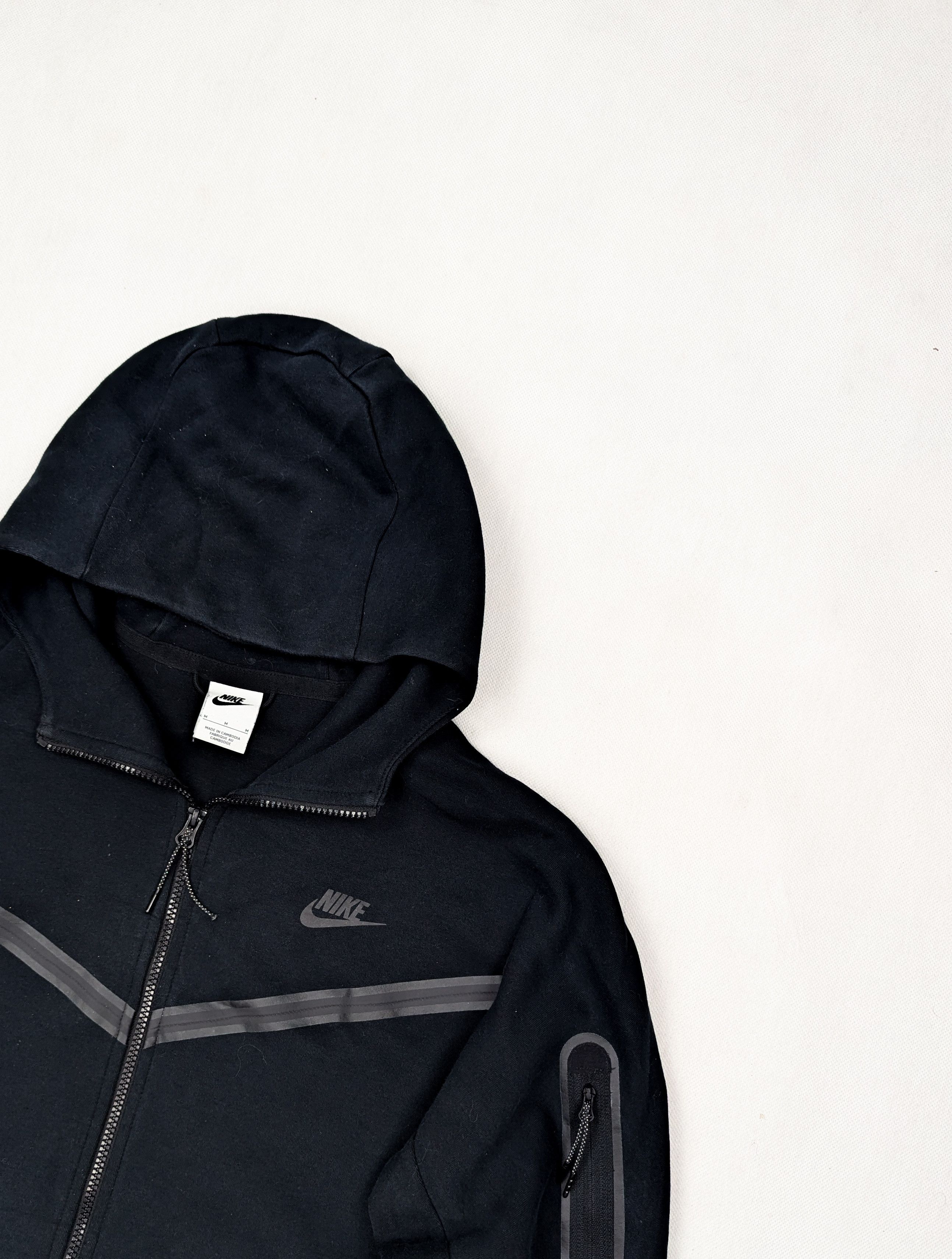 Nike Nike Tech fleece zip black hoodie M Size US M / EU 48-50 / 2 - 2 Thumbnail