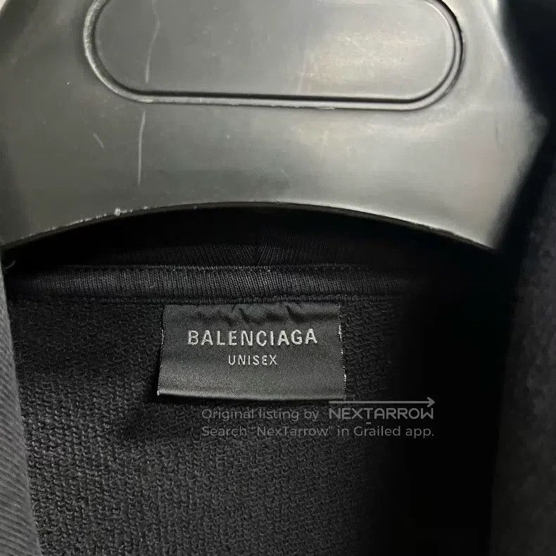 Balenciaga Balenciaga Black letter heart pattern print casual sweatsh Size US S / EU 44-46 / 1 - 3 Thumbnail