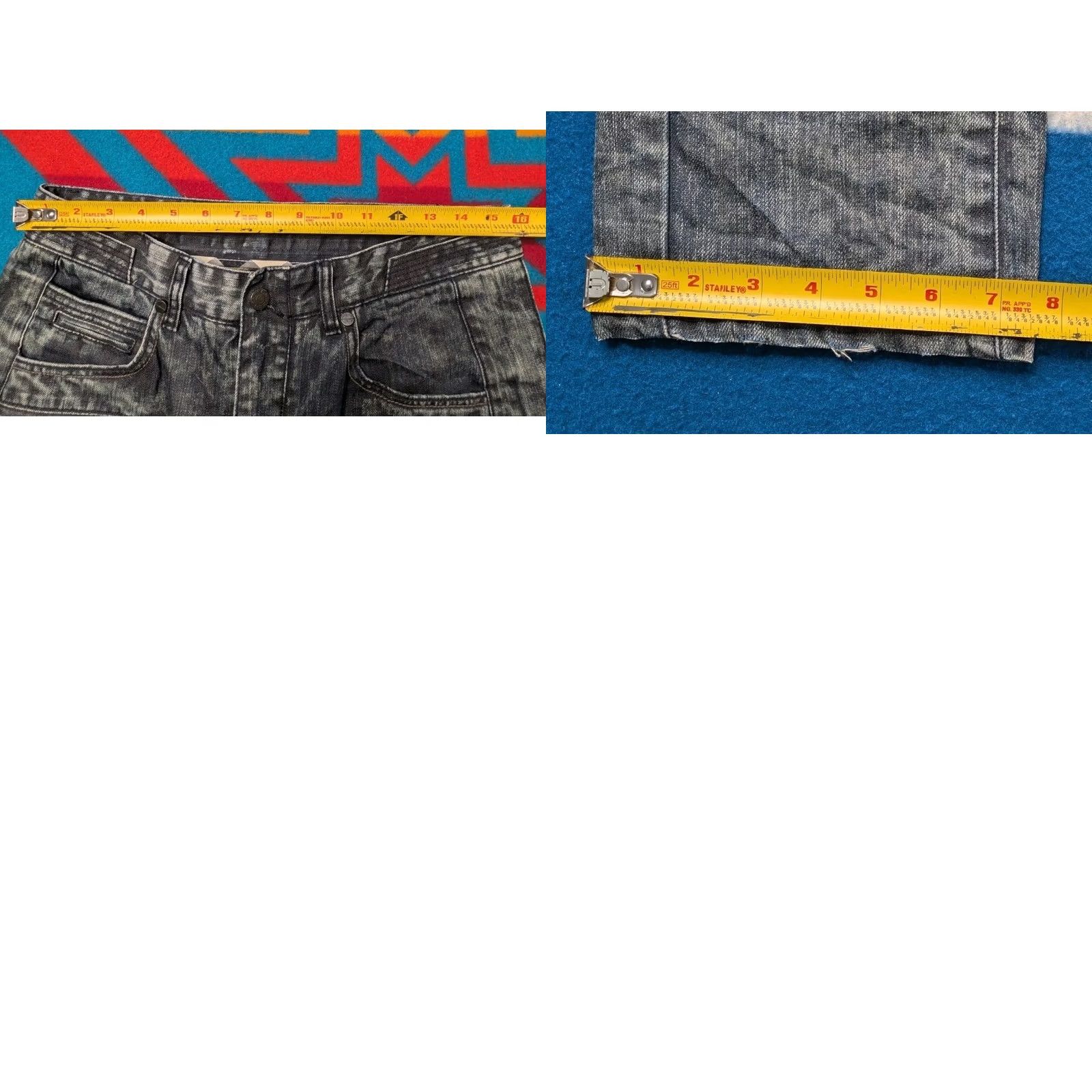 Vintage Intermezzo Japanese Selvedge Denim Jeans 32x33 Japan C3 M29 Y86 KO ReVirth Stars Size US 32 / EU 48 - 9 Thumbnail