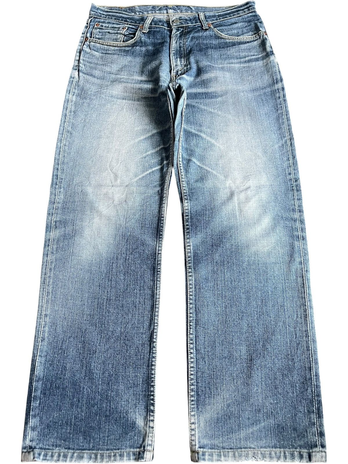 Levi's Vintage 90s Levis 533 Faded Wash Distress Baggy Jeans Size US 35 - 1 Thumbnail