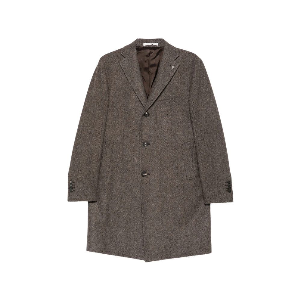 Tagliatore Tagliatore BROWN Coats - Single Breasted Coats Size US M / EU 48-50 / 2 - 1 Thumbnail