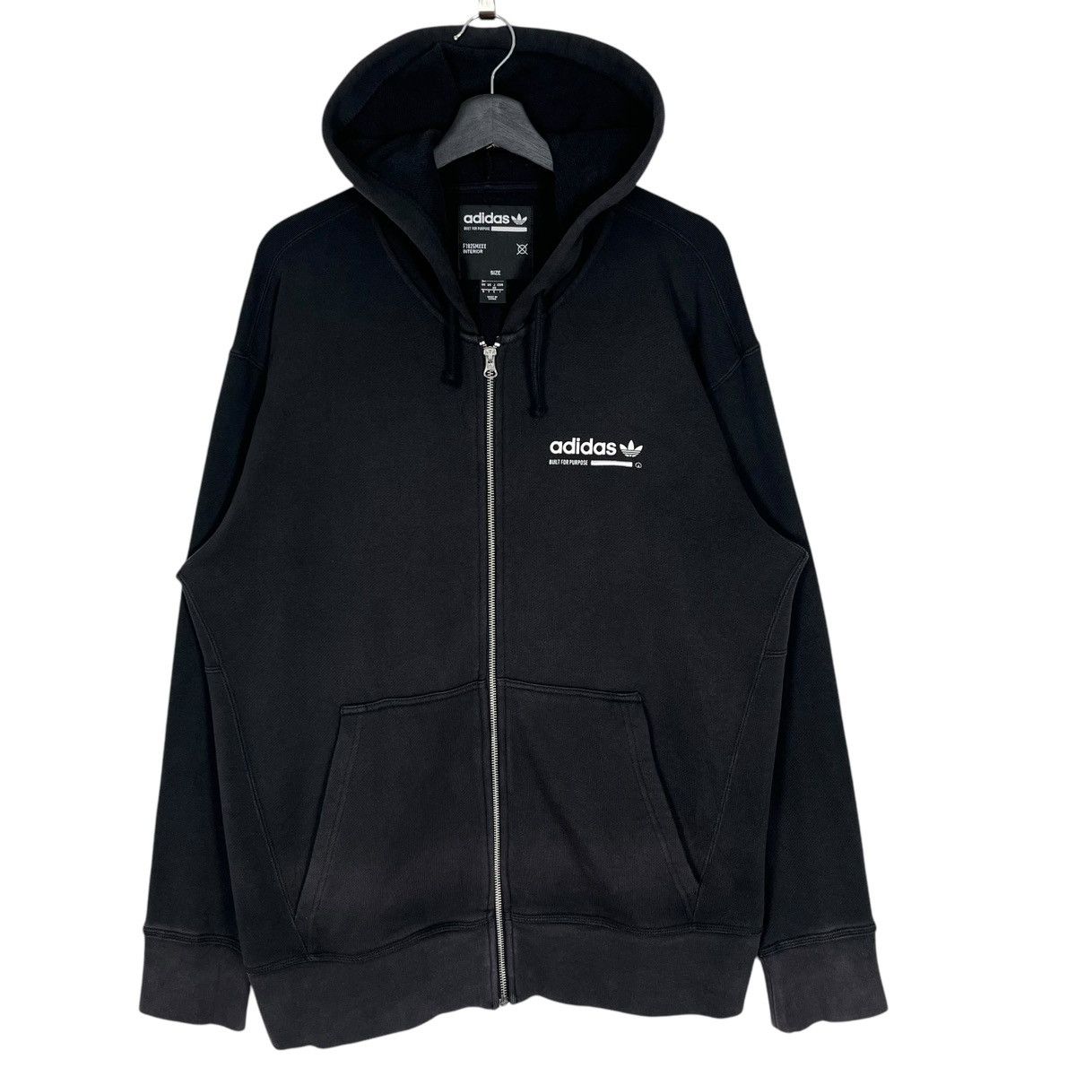 Adidas Adidas Zipper Hoodie Jacket Size US XL / EU 56 / 4 - 2 Thumbnail