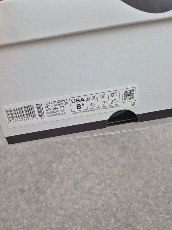 Jordan Brand Nike Air Jordan 1 Retro Hi Og A Ma Maniere Sneakers Size 42 Size US 8.5 / EU 41-42 - 9 Thumbnail