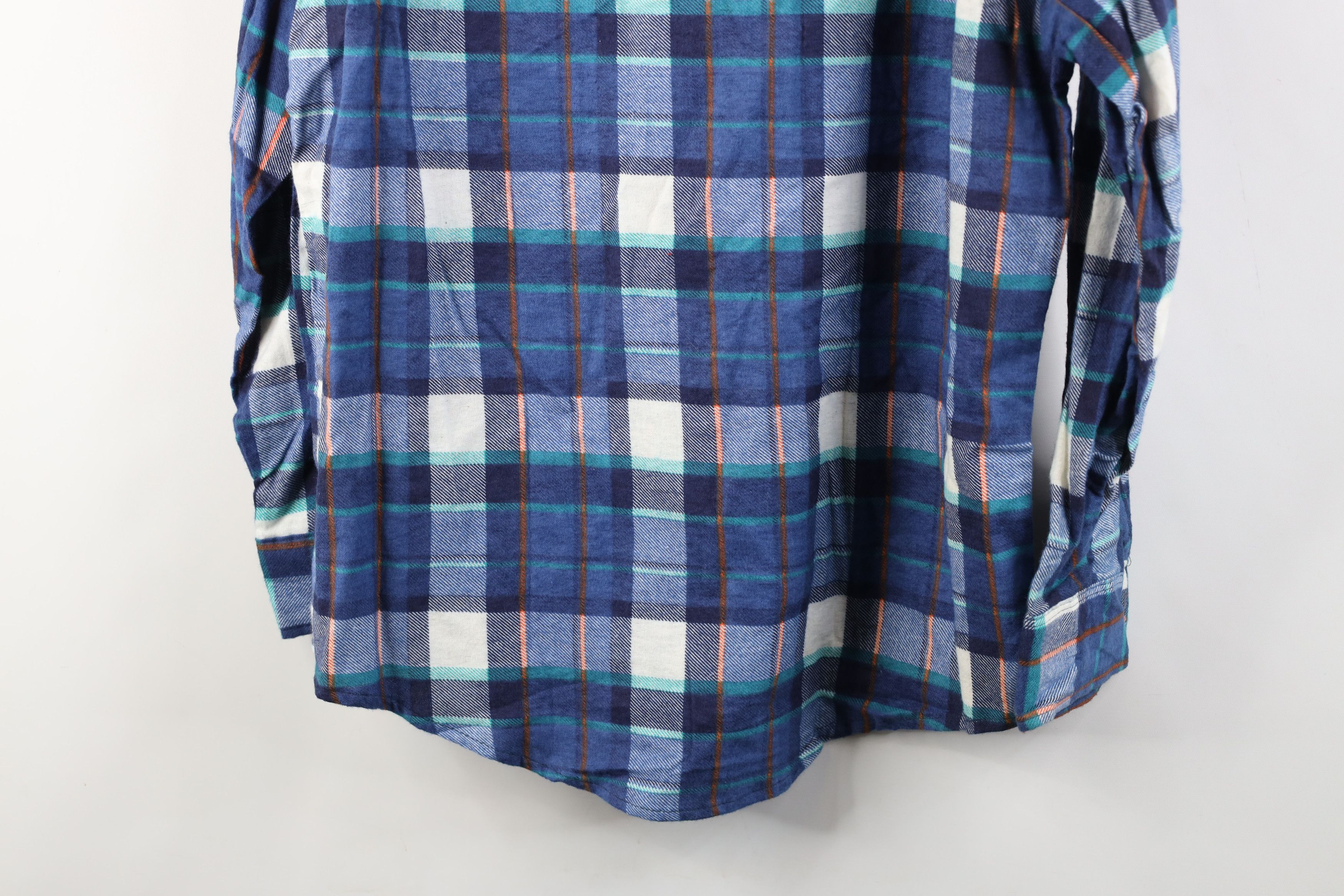 Vintage Vintage 70s Streetwear Flannel Collared Button Shirt Plaid Size US M / EU 48-50 / 2 - 14 Thumbnail