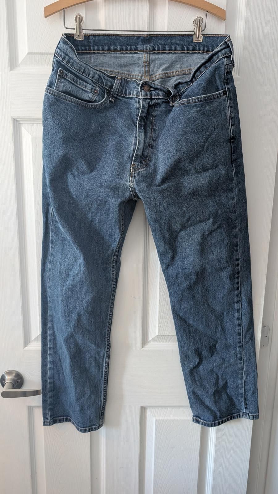 Levi's Levi’s 505 Regular Fit Jeans Men’s W36 L29 Blue Straight Leg Size US 36 / EU 52 - 7 Thumbnail