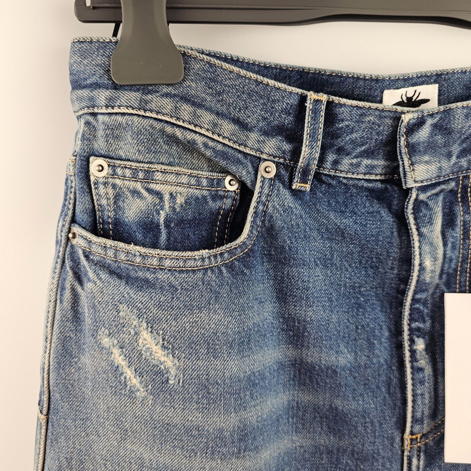 Dior DIOR $3000 Blue Flared Jeans New & Authentic (Men's size:36; Size 25" / US 0 / IT 36 - 5 Thumbnail