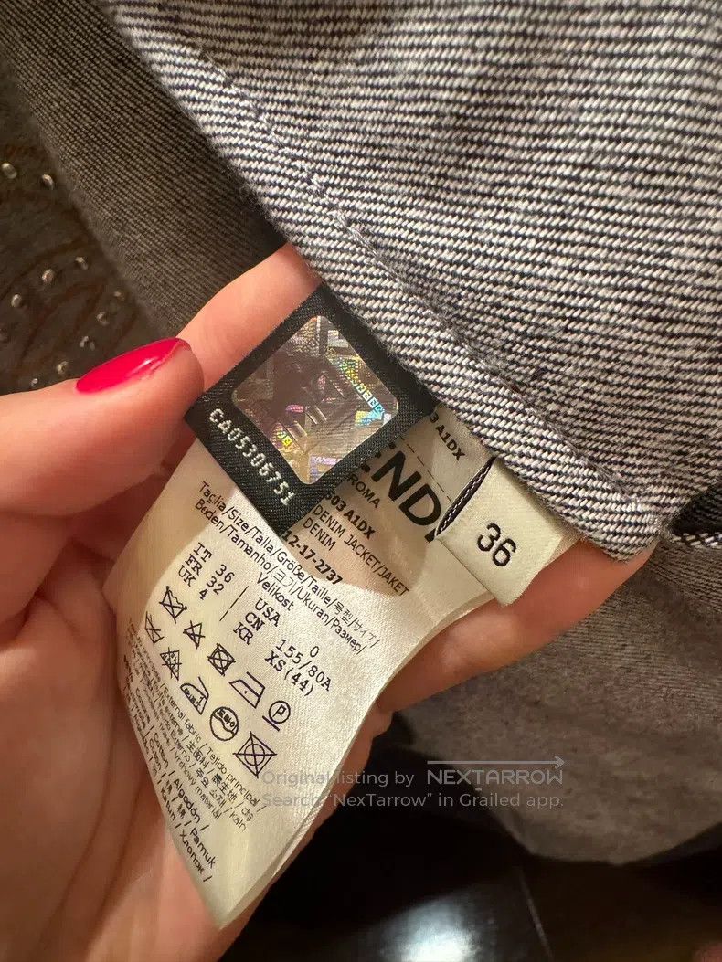 Fendi Fendi Denim Pearl Jacket Size XXS / US 00 / IT 34 - 6 Thumbnail