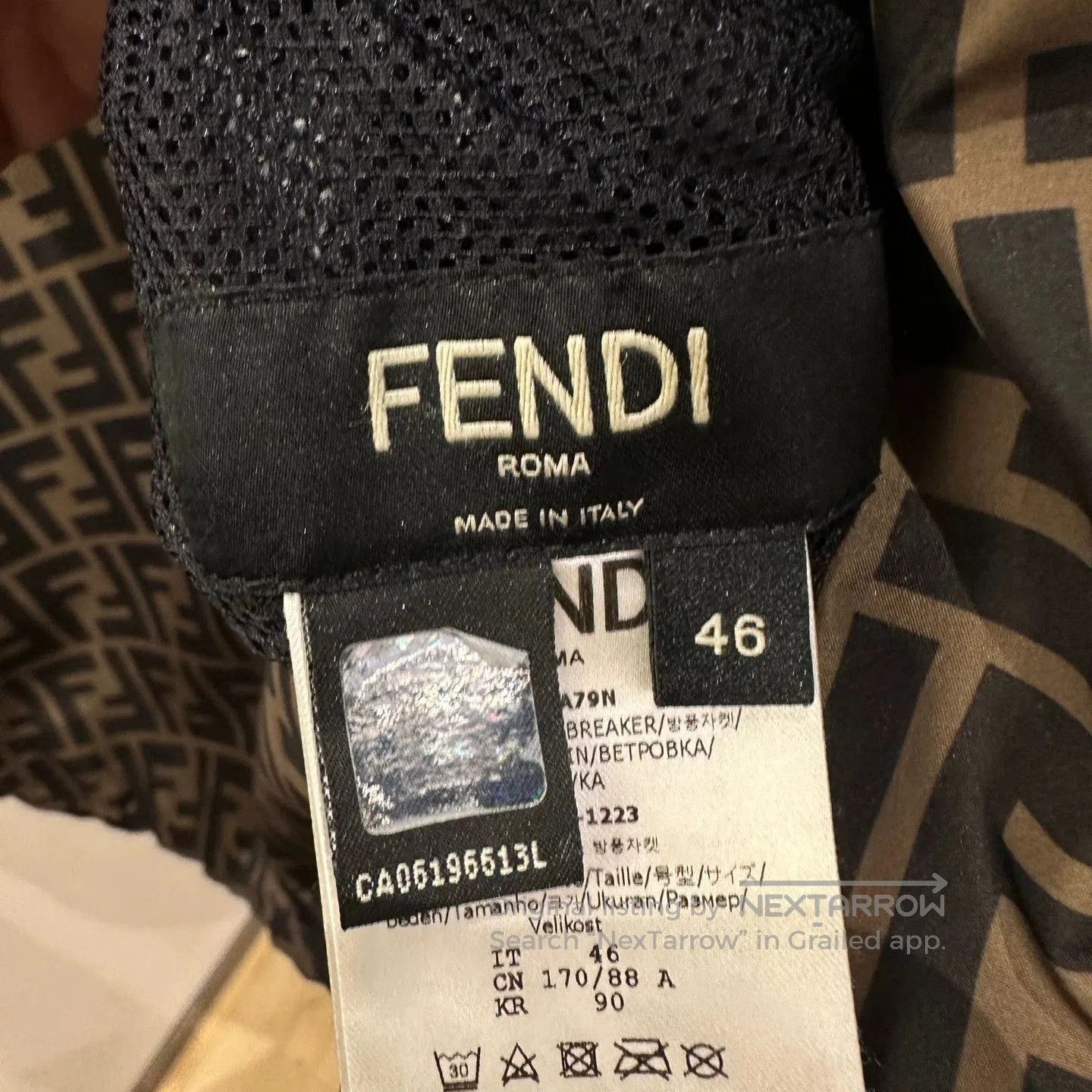 Fendi Striped Multi Light Jacket Size S. Size US S / EU 44-46 / 1 - 3 Thumbnail