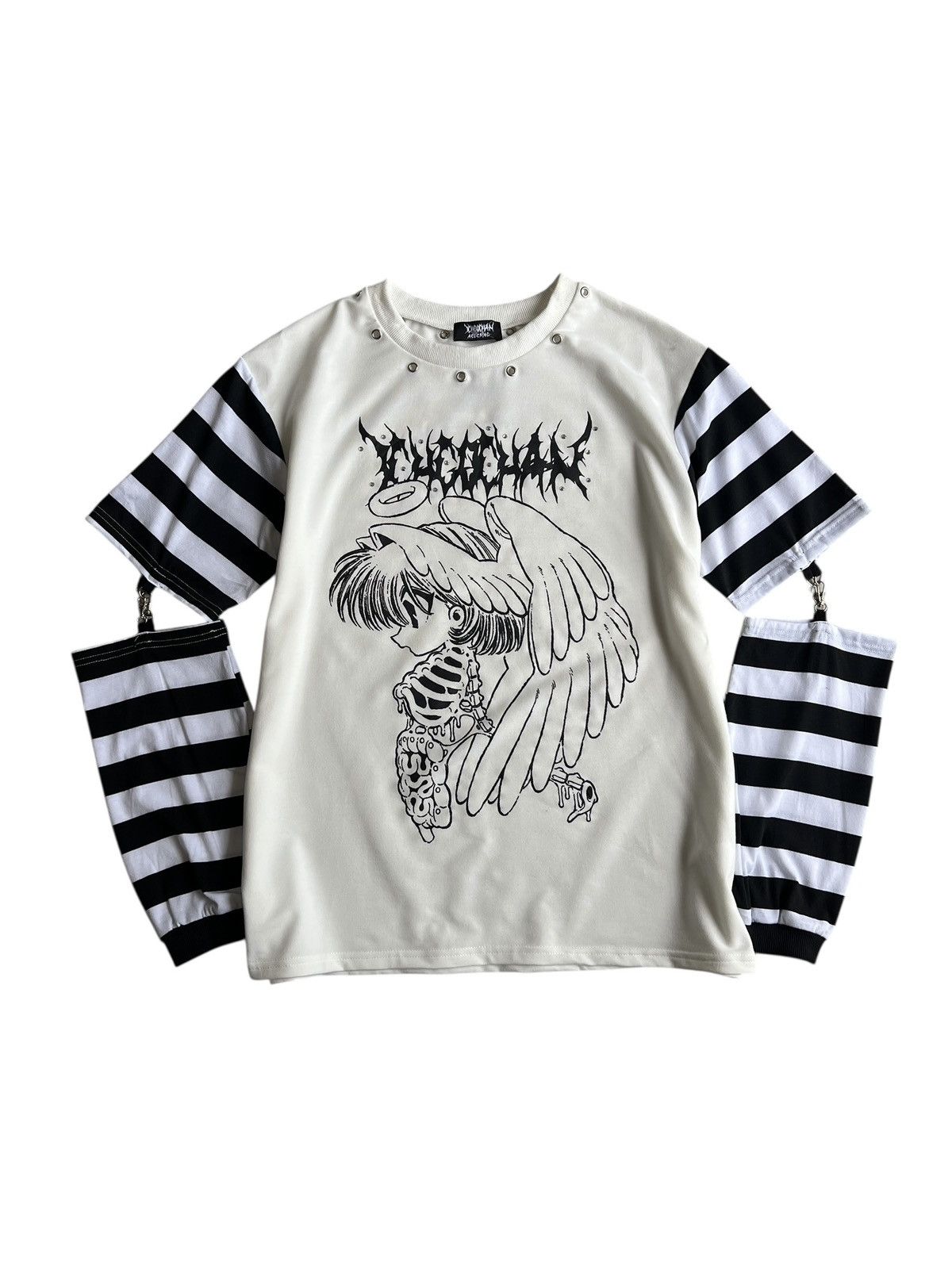 Seditionaries ACDC RAG 🇯🇵 Rib Cage Angel Anime Longsleeve Shirt Size US L / EU 52-54 / 3 - 1 Thumbnail