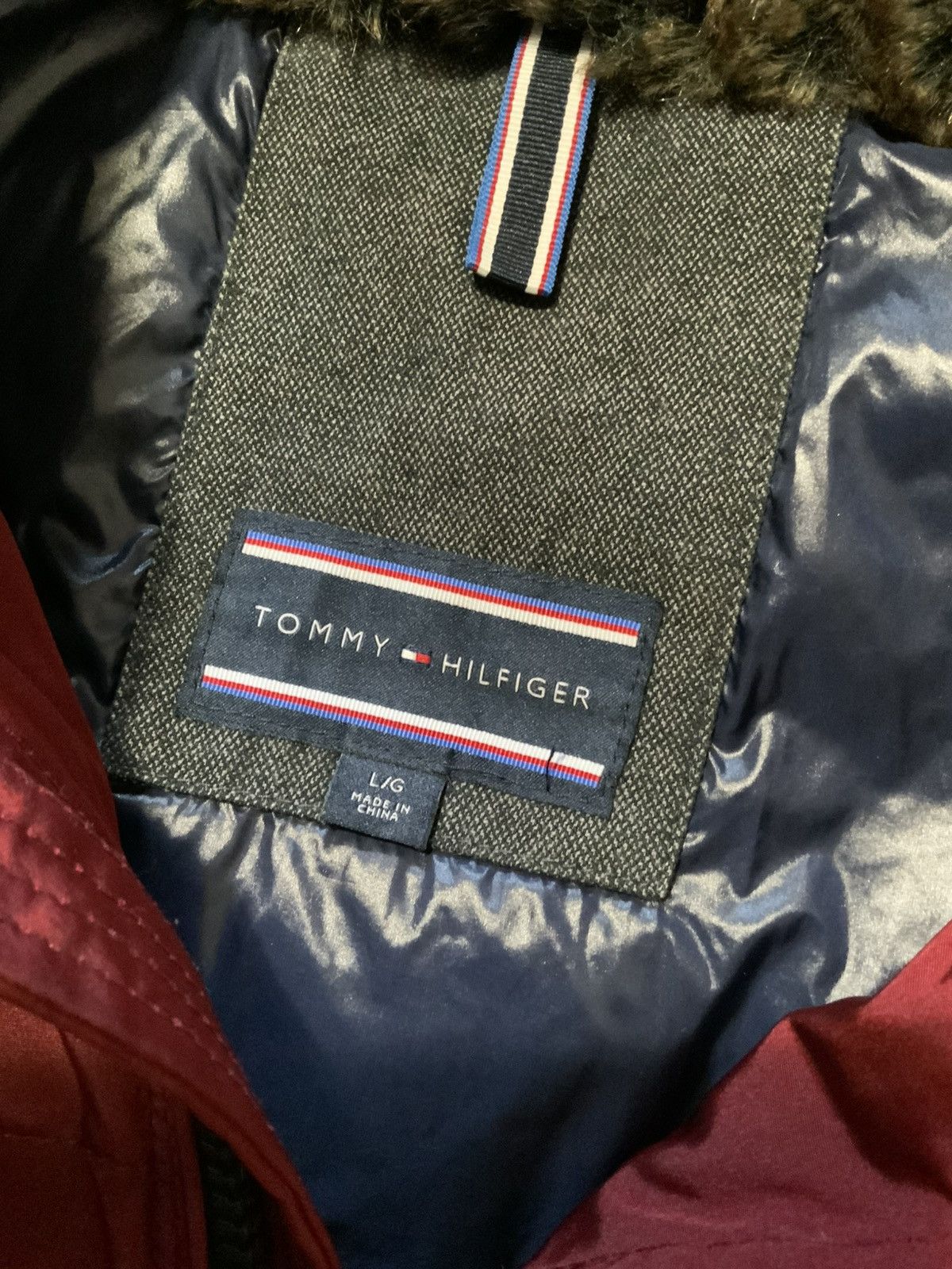 Tommy Hilfiger Tommy Hilfiger Quilted Down Feather Fill Zip Puffer Jacket Size US L / EU 52-54 / 3 - 4 Thumbnail