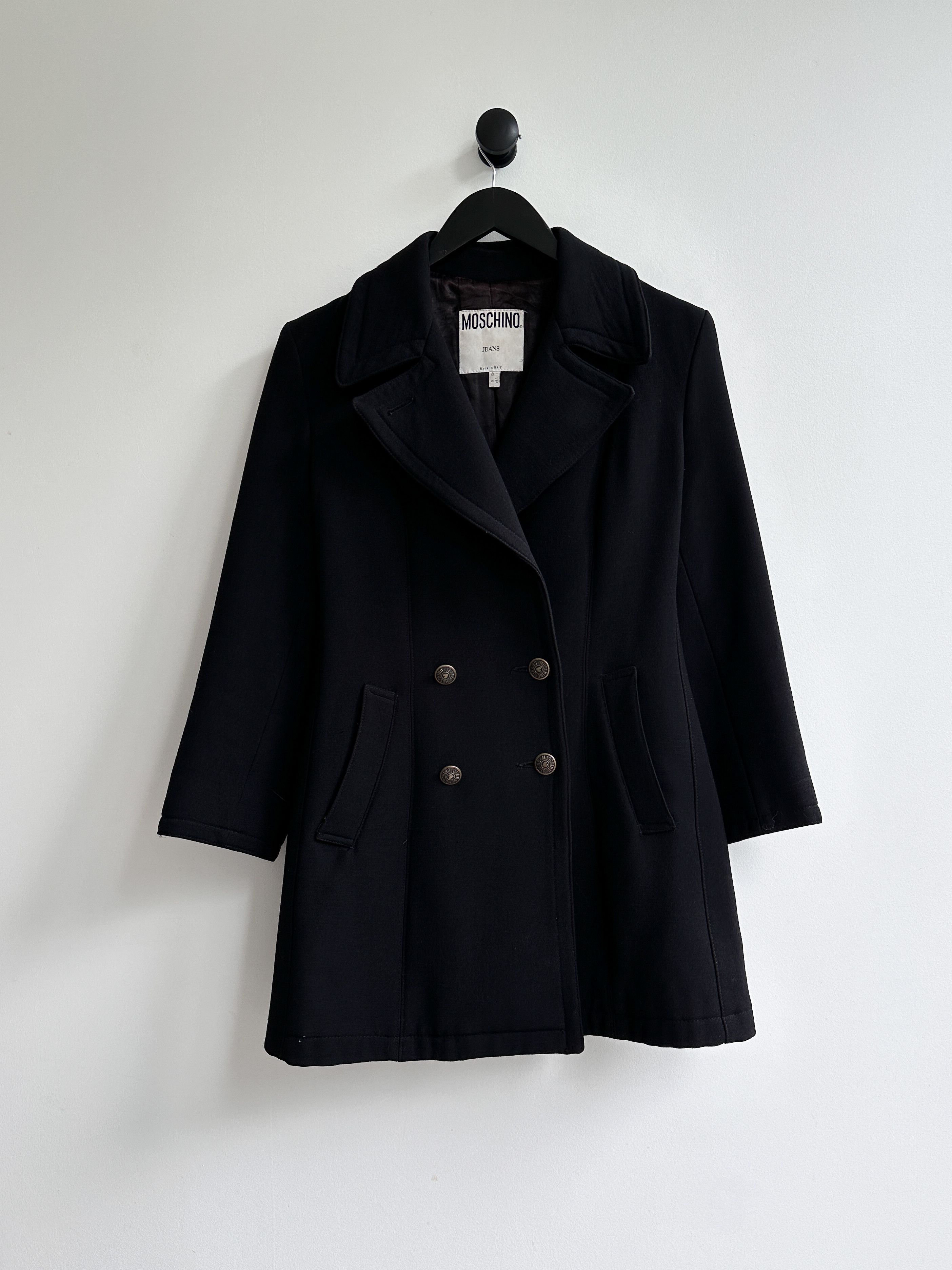 Moschino Moschino Wool Coat Jacket Size M / US 6-8 / IT 42-44 - 1 Thumbnail