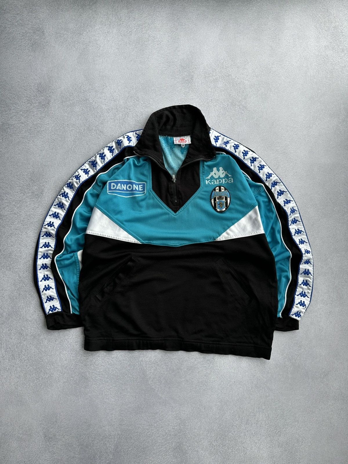 Kappa Vintage Kappa Juventus Danone 1992/93 Football Track Jacket Size US M / EU 48-50 / 2 - 4 Thumbnail