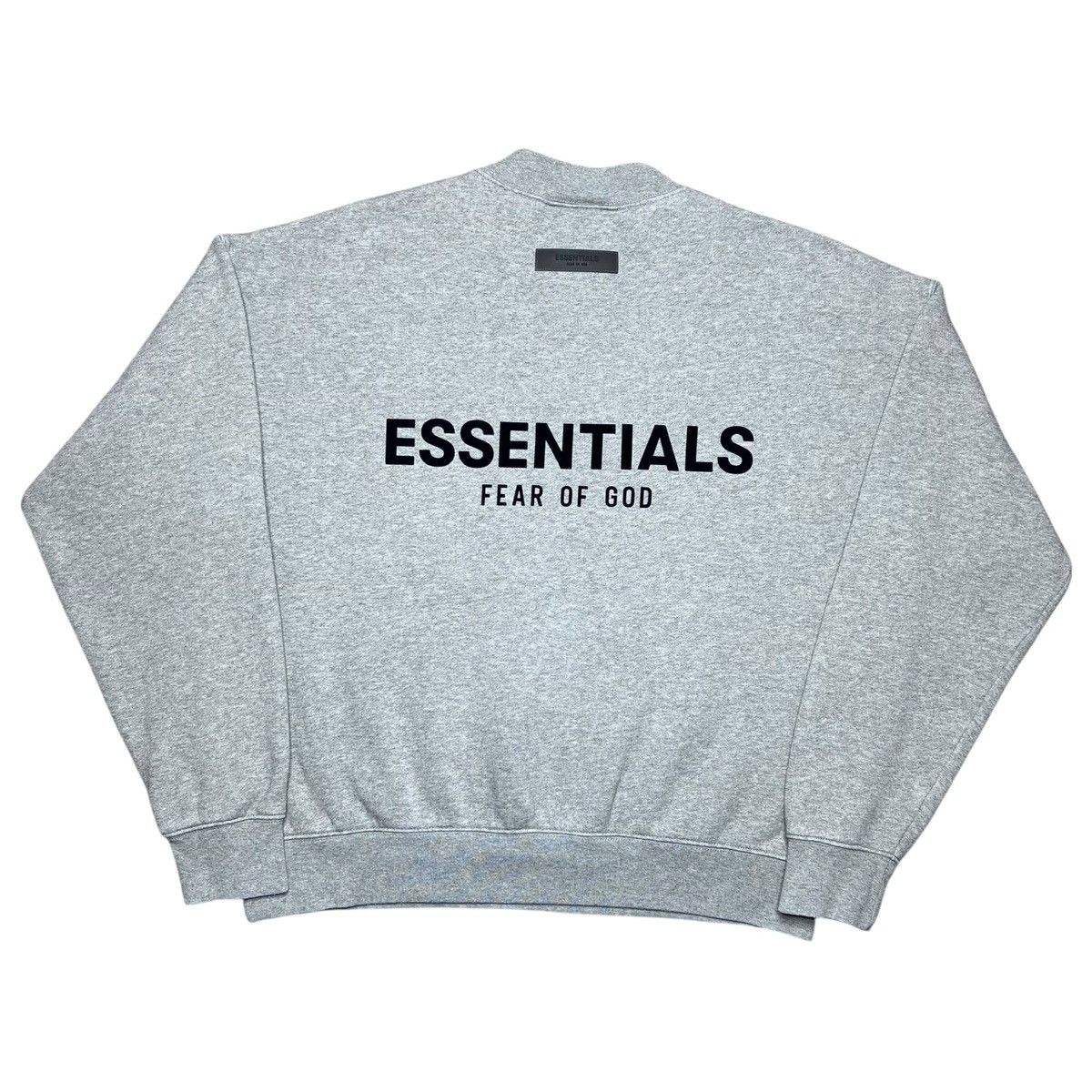 Fear of God Essentials Fear Of God Gray Spell Out Pullover Sweatshirt Size US XXS / EU 40 - 1 Thumbnail