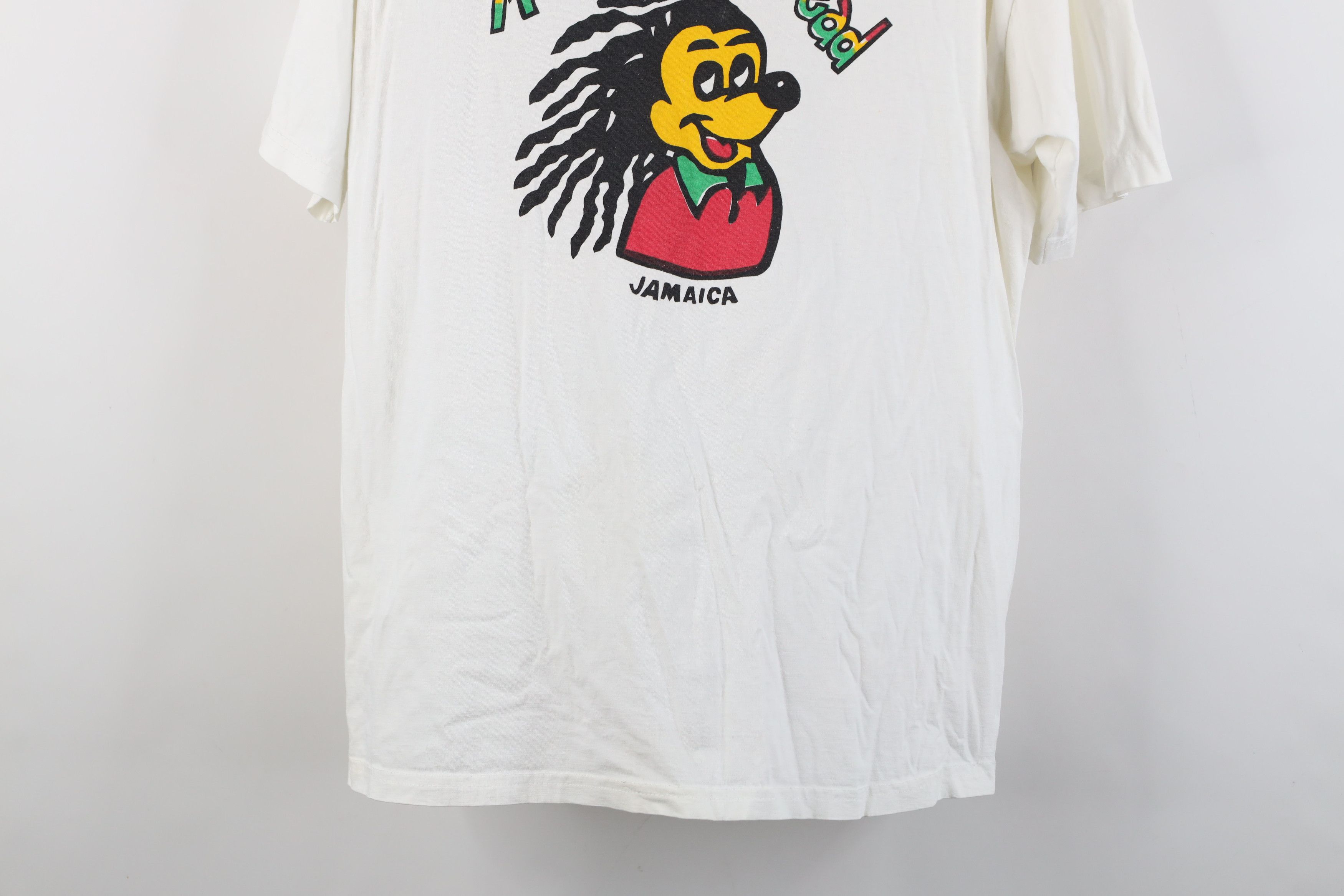Vintage Vintage 90s Streetwear Mickey Mouse Gone Jamaica T-Shirt Size US L / EU 52-54 / 3 - 3 Thumbnail