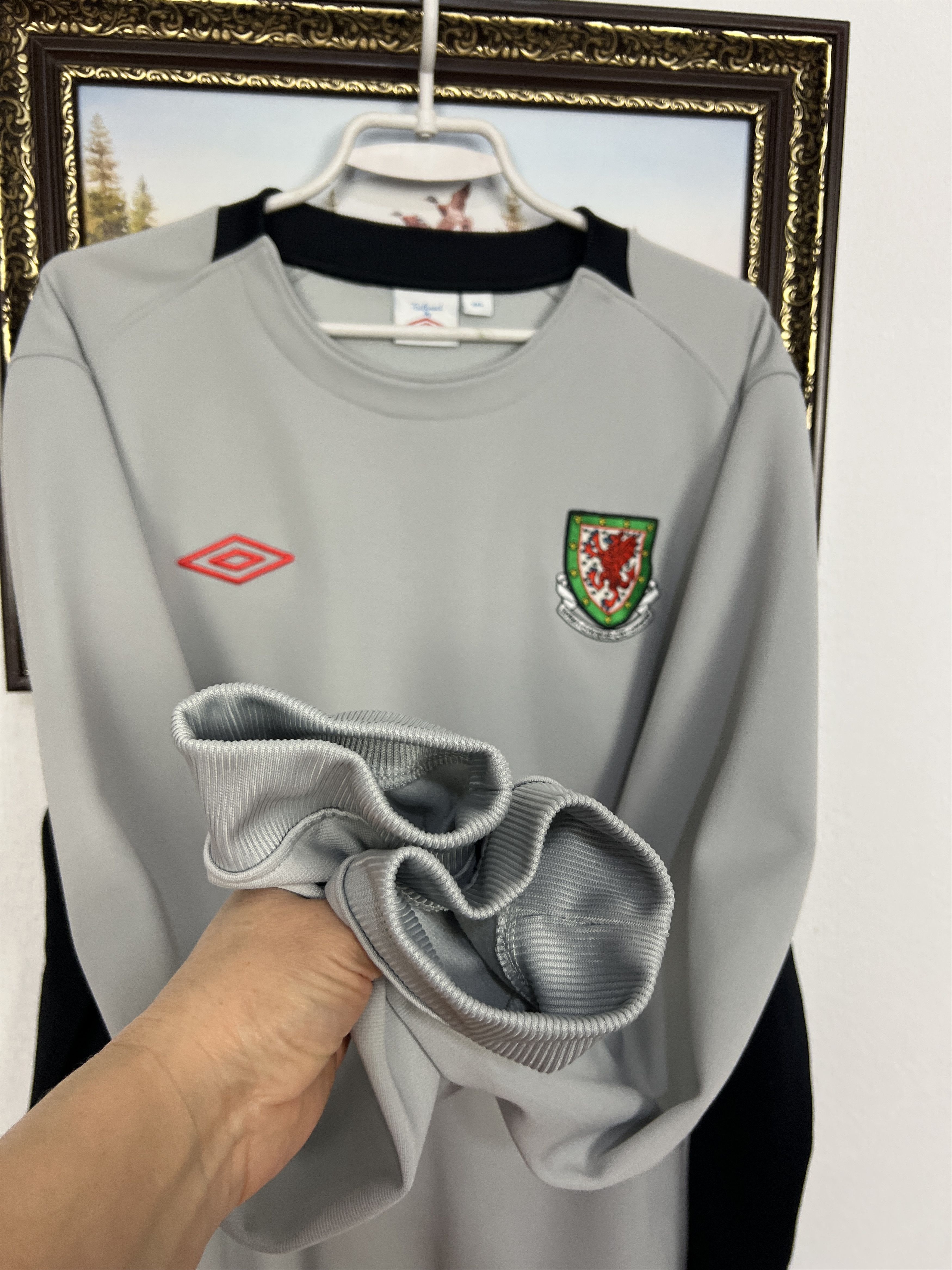 Umbro Wales Football Train Sweatshirt Soccer Crewneck Track Top Size US XXL / EU 58 / 5 - 5 Thumbnail