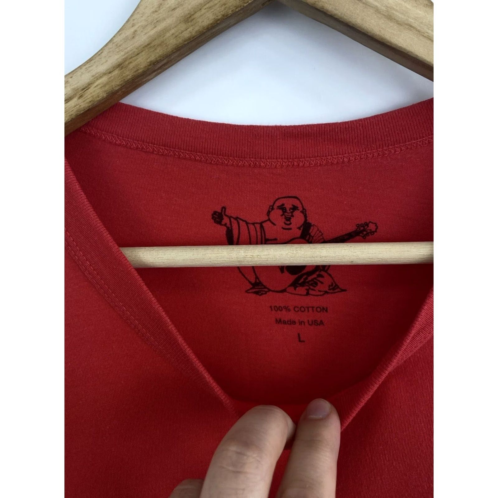 True Religion VINTAGE True Religion T-Shirt USA Made Red L Men's XS? no Size US L / EU 52-54 / 3 - 5 Thumbnail