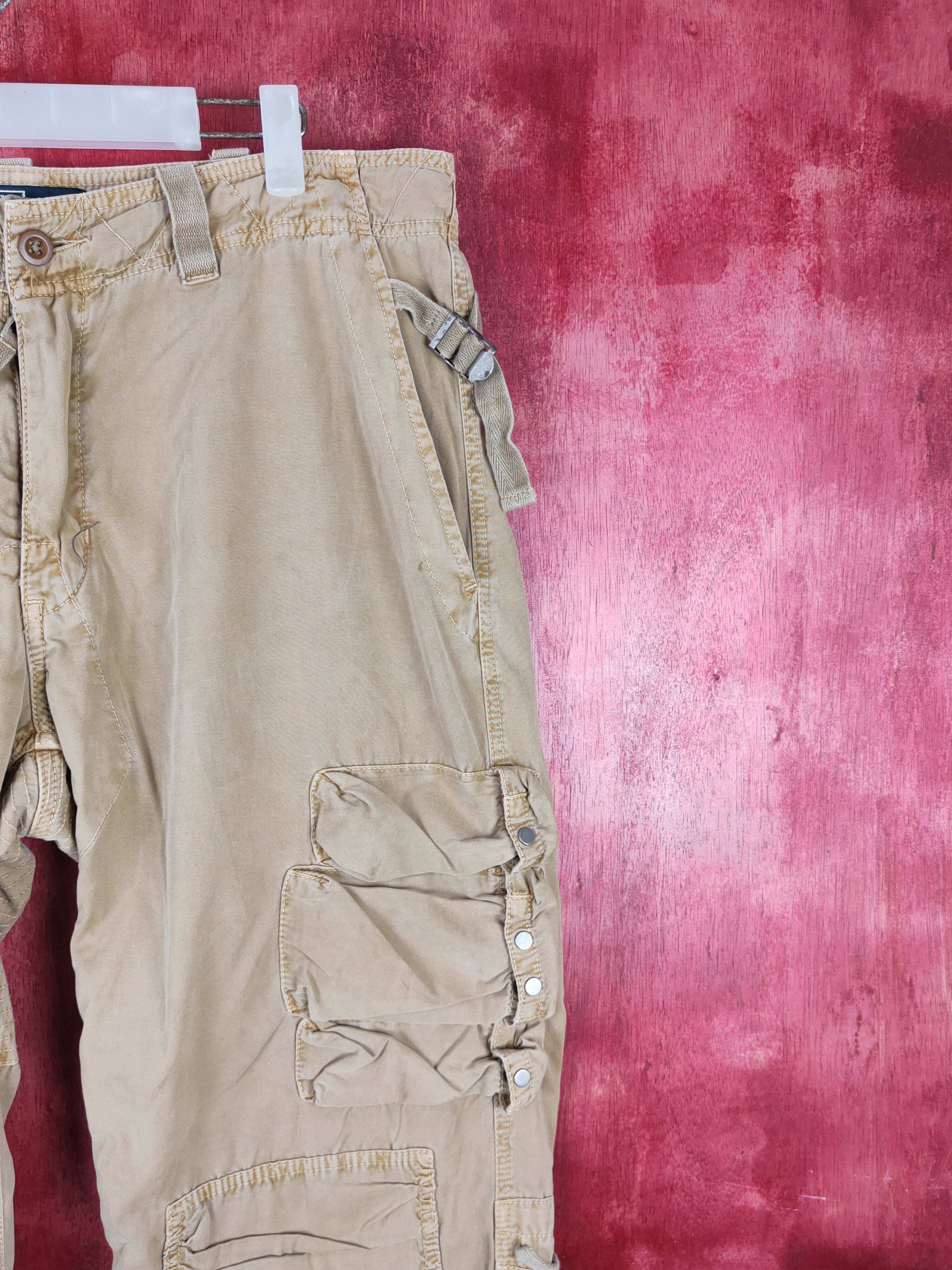 Polo Ralph Lauren Polo Ralph Lauren Brown Multipocket Cargo Pants #S1243 DLL Size US 36 / EU 52 - 5 Thumbnail