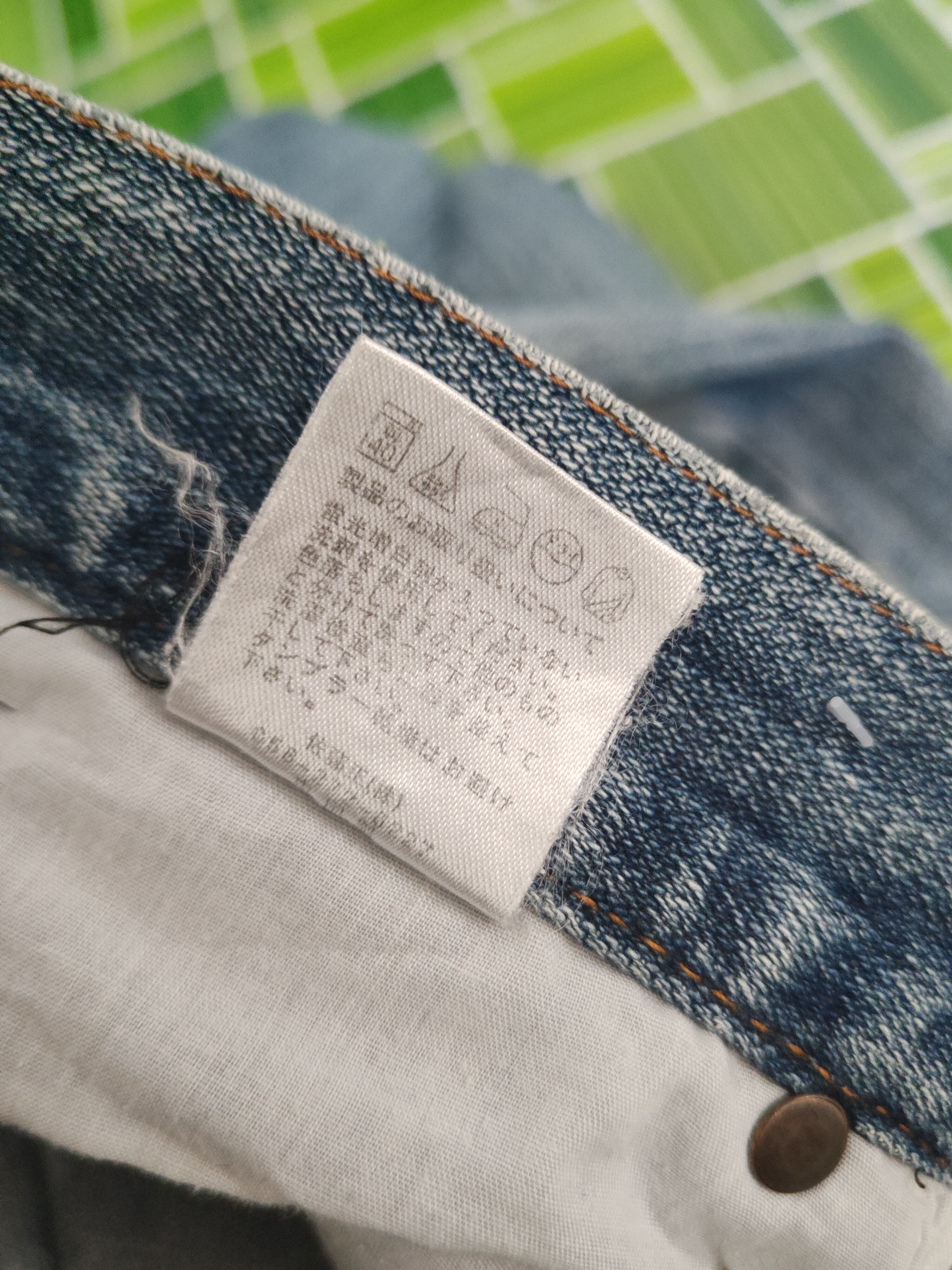 Japanese Brand DL Nylaus Blue Distressed Ripped Jeans #46-104 Size US 32 / EU 48 - 14 Thumbnail