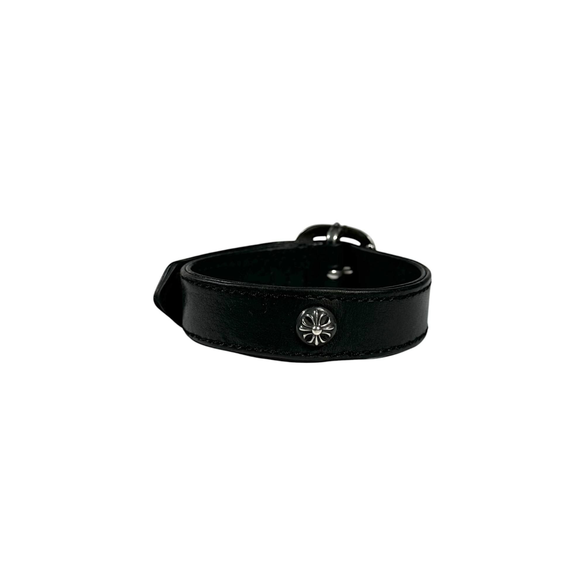 Chrome Hearts CH GUNSLIGER BUCKLE BRACELET LEATHER Size 32 - 2 Thumbnail