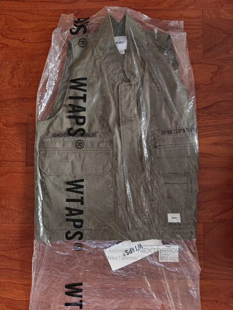 Wtaps Wtaps Military-style utility vest, olive green Size US L / EU 52-54 / 3 - 3 Thumbnail