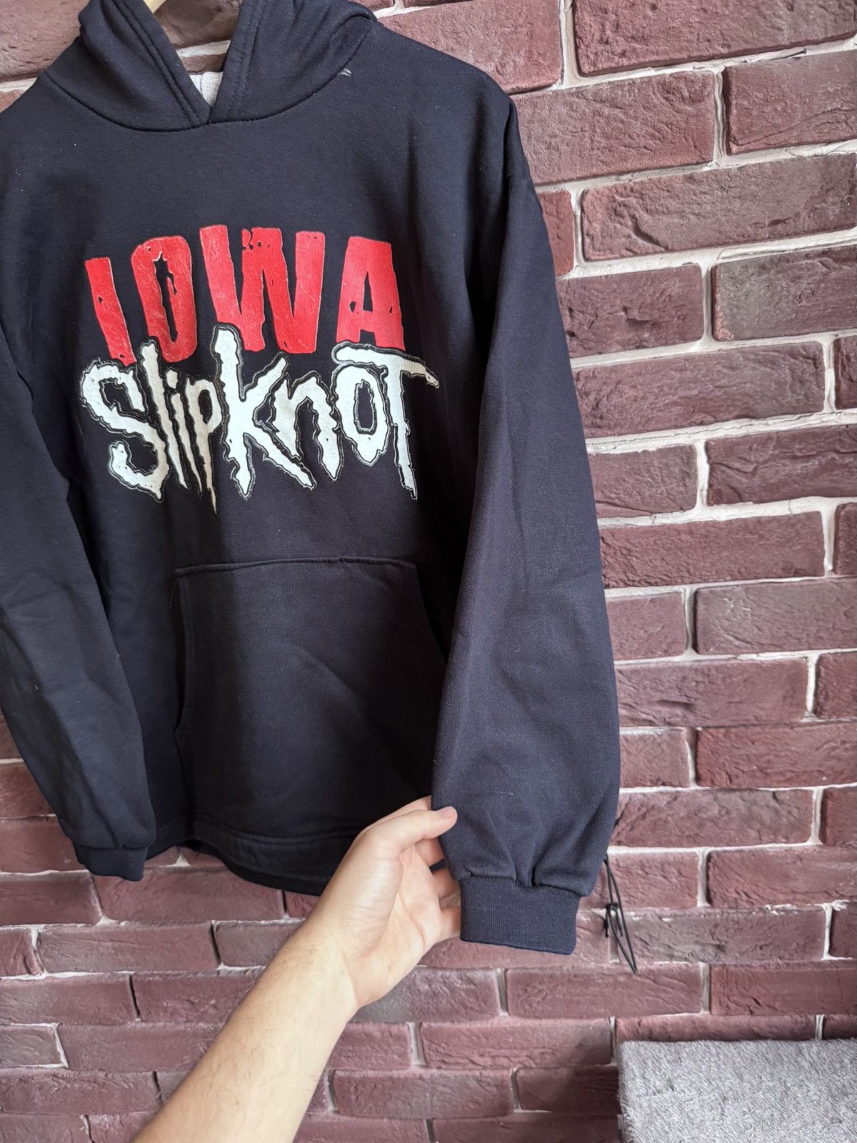 Band Tees Rare Vintage 00s Slipknot Iowa Numetal Band Tee Hoodie Size US L / EU 52-54 / 3 - 4 Thumbnail