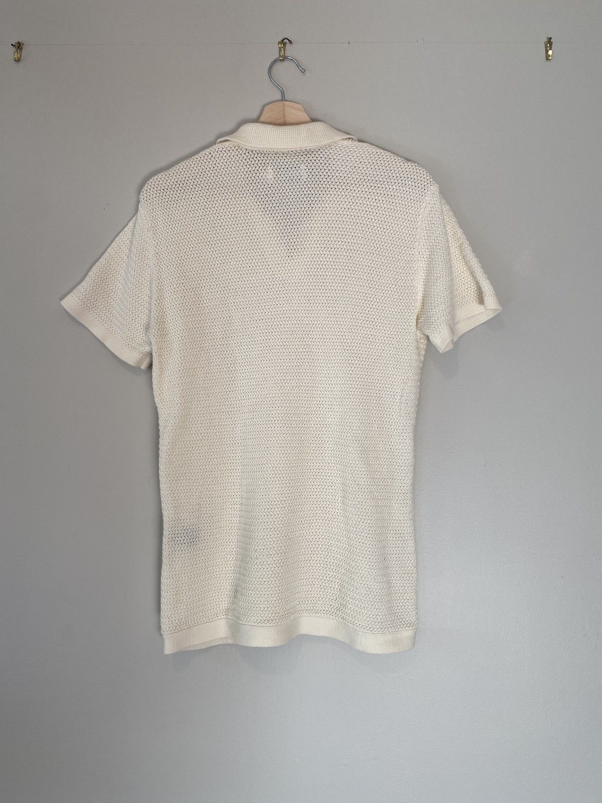 Wellen Surf Wellen White Crochet Polo Size US S / EU 44-46 / 1 - 2 Thumbnail