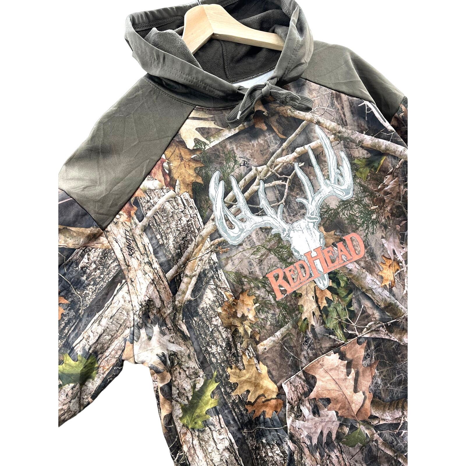 Realtree × Redhead × Vintage Vintage Red Head Brand Co. Realtree True Timber Camo Hoodie Size US L / EU 52-54 / 3 - 4 Thumbnail
