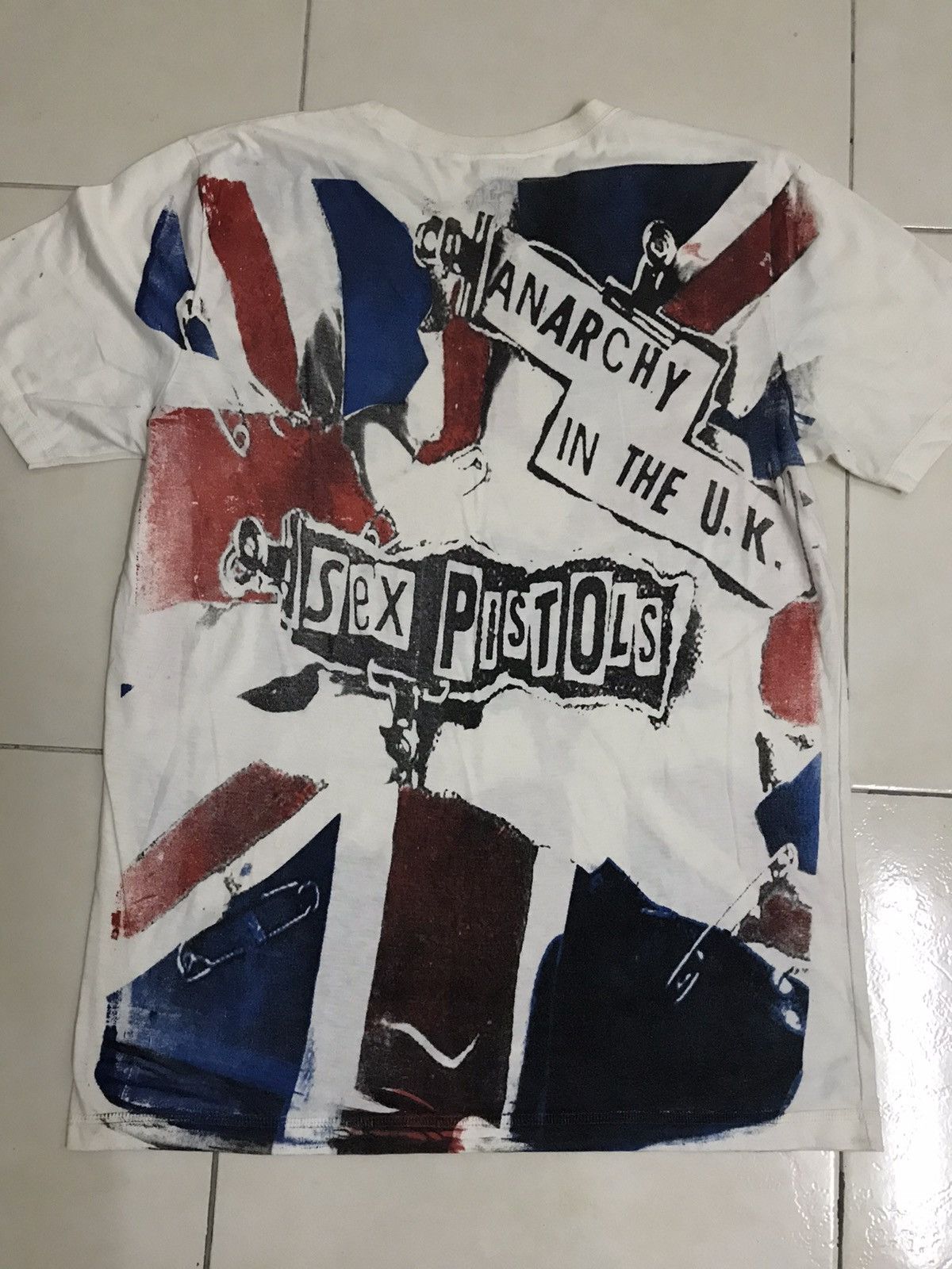 Band Tees × Vintage Vintage Sex Pistols Uk Tour T Shirt Punk Virgin Tee Size US M / EU 48-50 / 2 - 5 Thumbnail