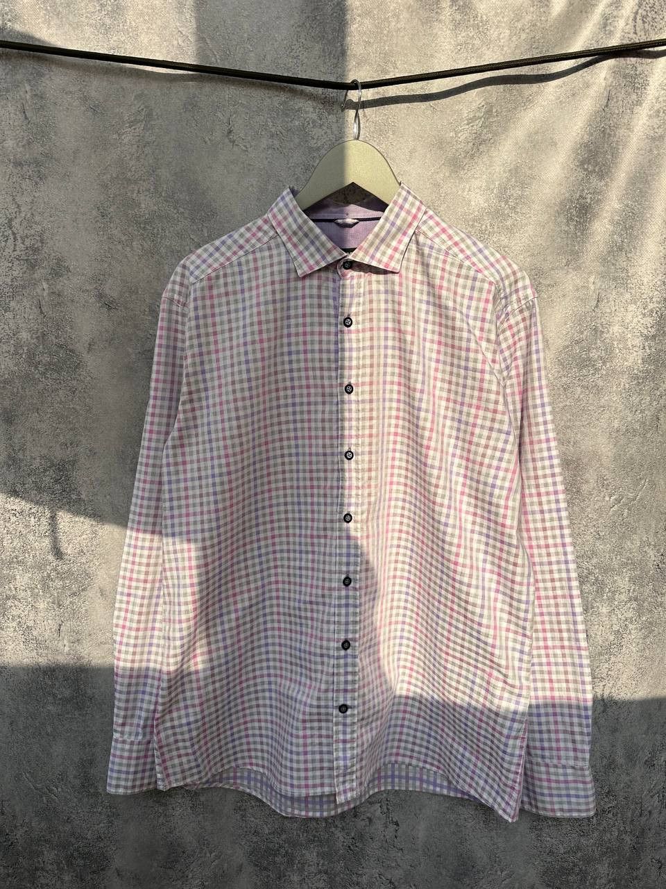 Balmain Balmain Paris Button Up Shirt Plaid Two Ply Cotton Size US XL / EU 56 / 4 - 2 Thumbnail