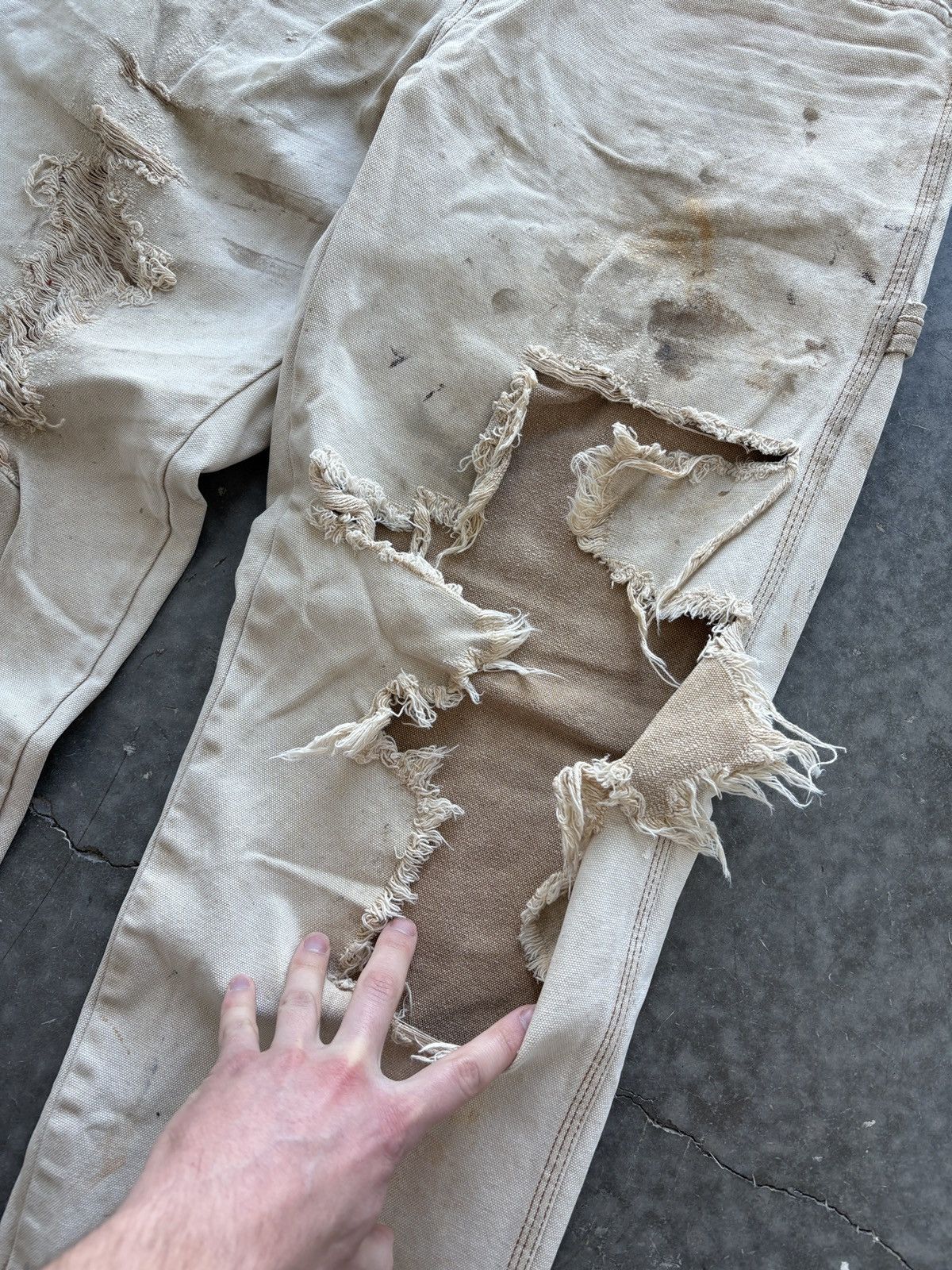 Dickies Thrashed and Faded Vintage Dickies Carpenter Pants 32x32 Size US 32 / EU 48 - 4 Thumbnail