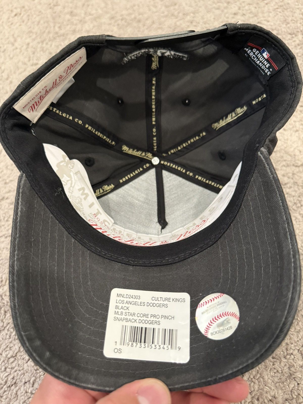 Mitchell & Ness Culture Kings Dodger Snapback Size ONE SIZE - 3 Thumbnail