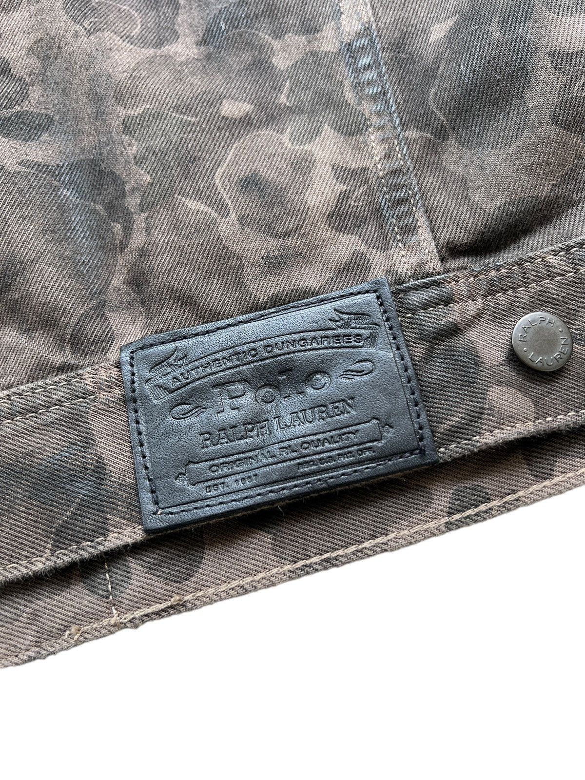 Polo Ralph Lauren Polo Ralph Lauren Duck Camo Cropped Denim Jacket Size US M / EU 48-50 / 2 - 8 Thumbnail