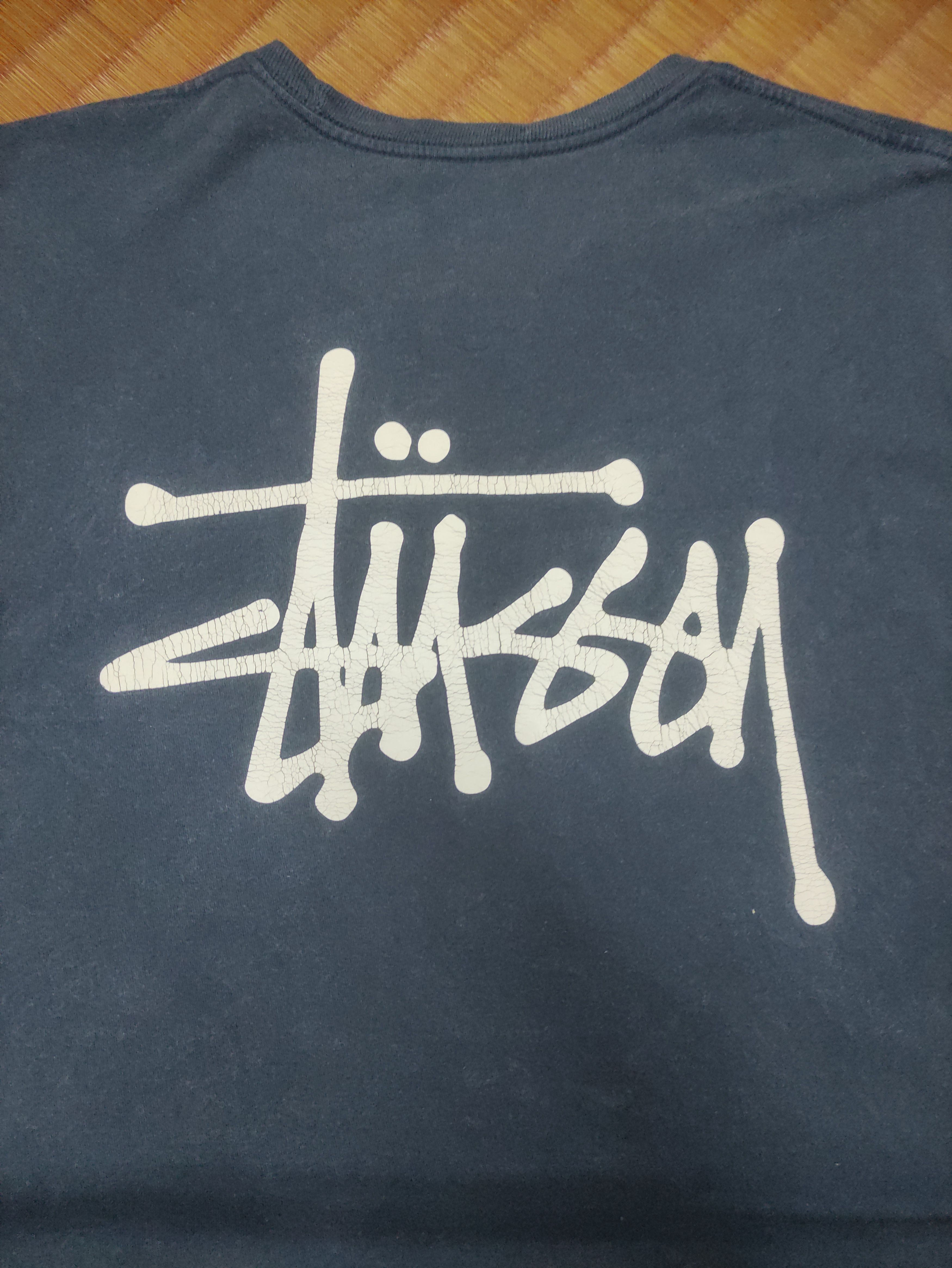 Stussy Stussy Navy Blue Round Neck Shirt Size US L / EU 52-54 / 3 - 9 Thumbnail