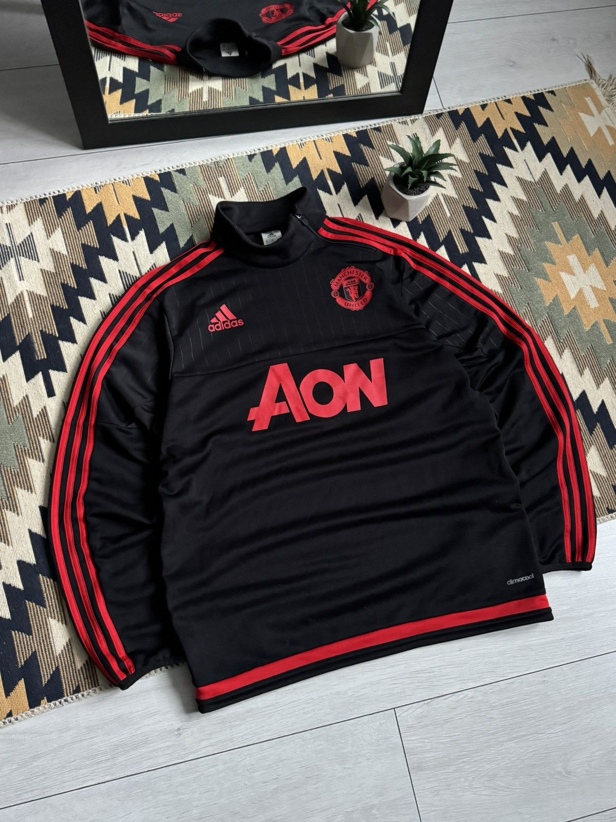 Adidas Adidas Manchester United 2015 Blockcore Training Jacket Size US M / EU 48-50 / 2 - 3 Thumbnail