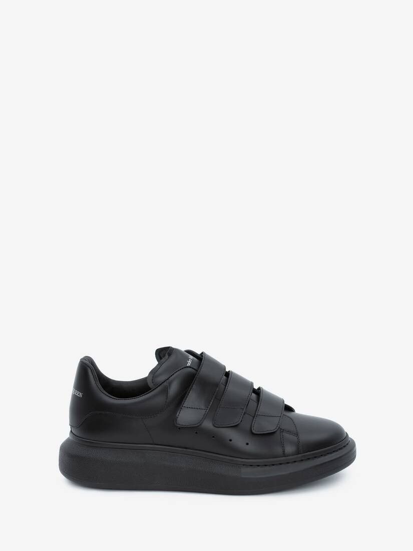 Alexander McQueen o1w1db10725 Oversized Triple Strap Sneaker in Black Size US 9.5 / EU 42-43 - 1 Thumbnail