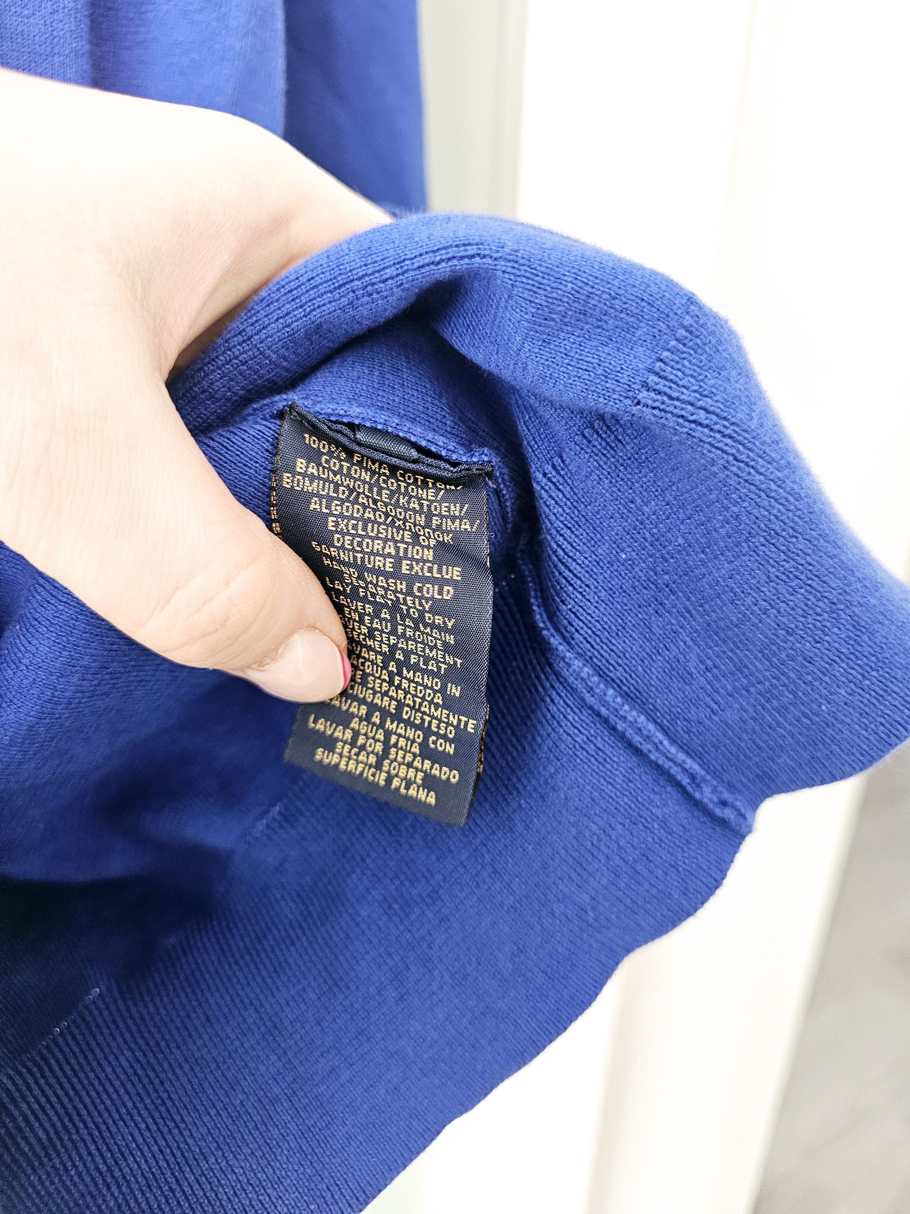 Polo Ralph Lauren Blue Polo Ralph Lauren cotton sweater m 38 Size US M / EU 48-50 / 2 - 4 Thumbnail