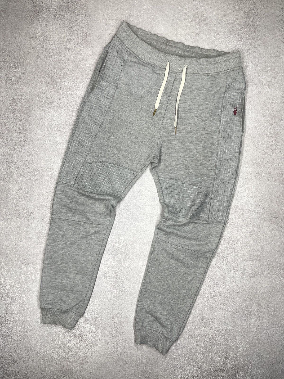 Allsaints Vintage AllSaints Grey Sweatpants Drill Y2K Size US 36 / EU 52 - 1 Thumbnail