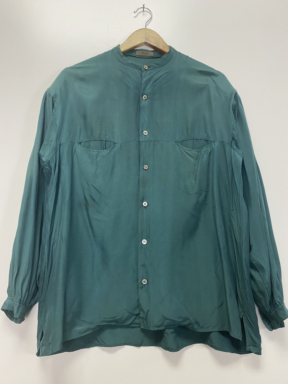 Vintage × Y's for Men × Yohji Yamamoto Vintage Y’s For Men Button Up Size M / US 6-8 / IT 42-44 - 2 Thumbnail