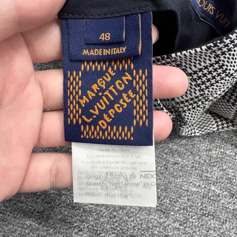 Louis Vuitton Louis Vuitton size US 48 Houndstooth checkerboard wool shor Size US 32 / EU 48 - 3 Thumbnail