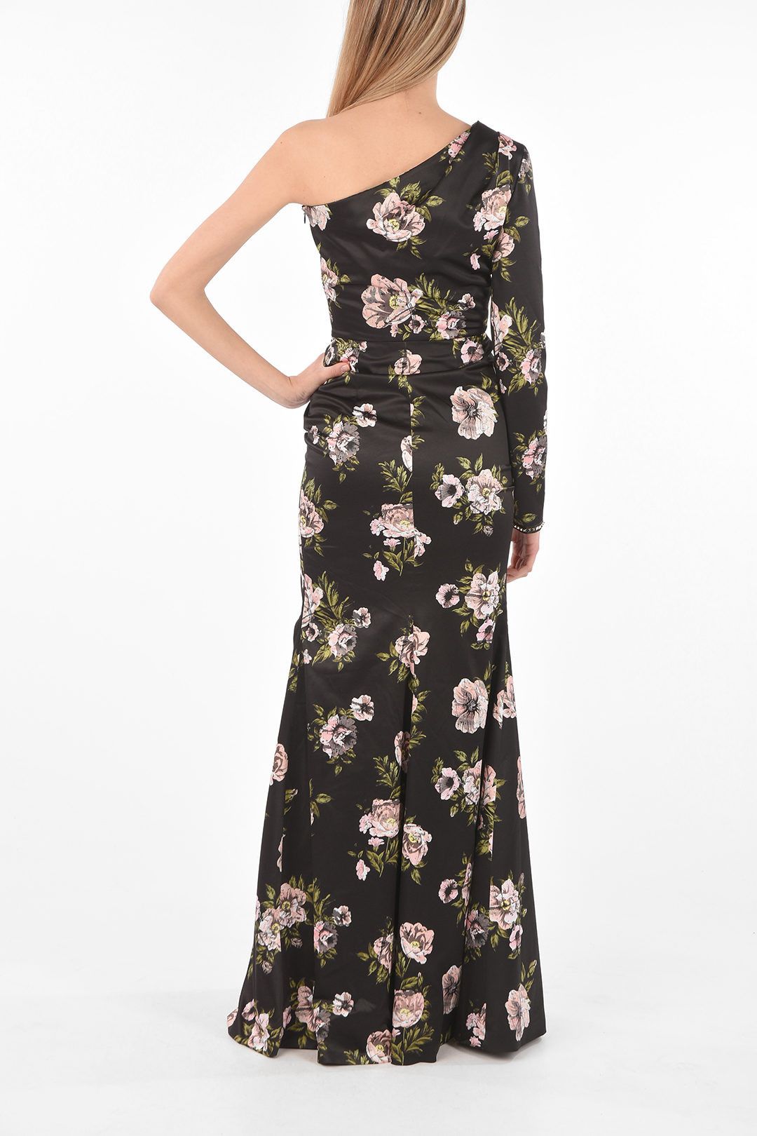 Philipp Plein og1mm0824 Side Split One-Shoulder Dress in Multicolor Size S / US 4 / IT 40 - 6 Thumbnail