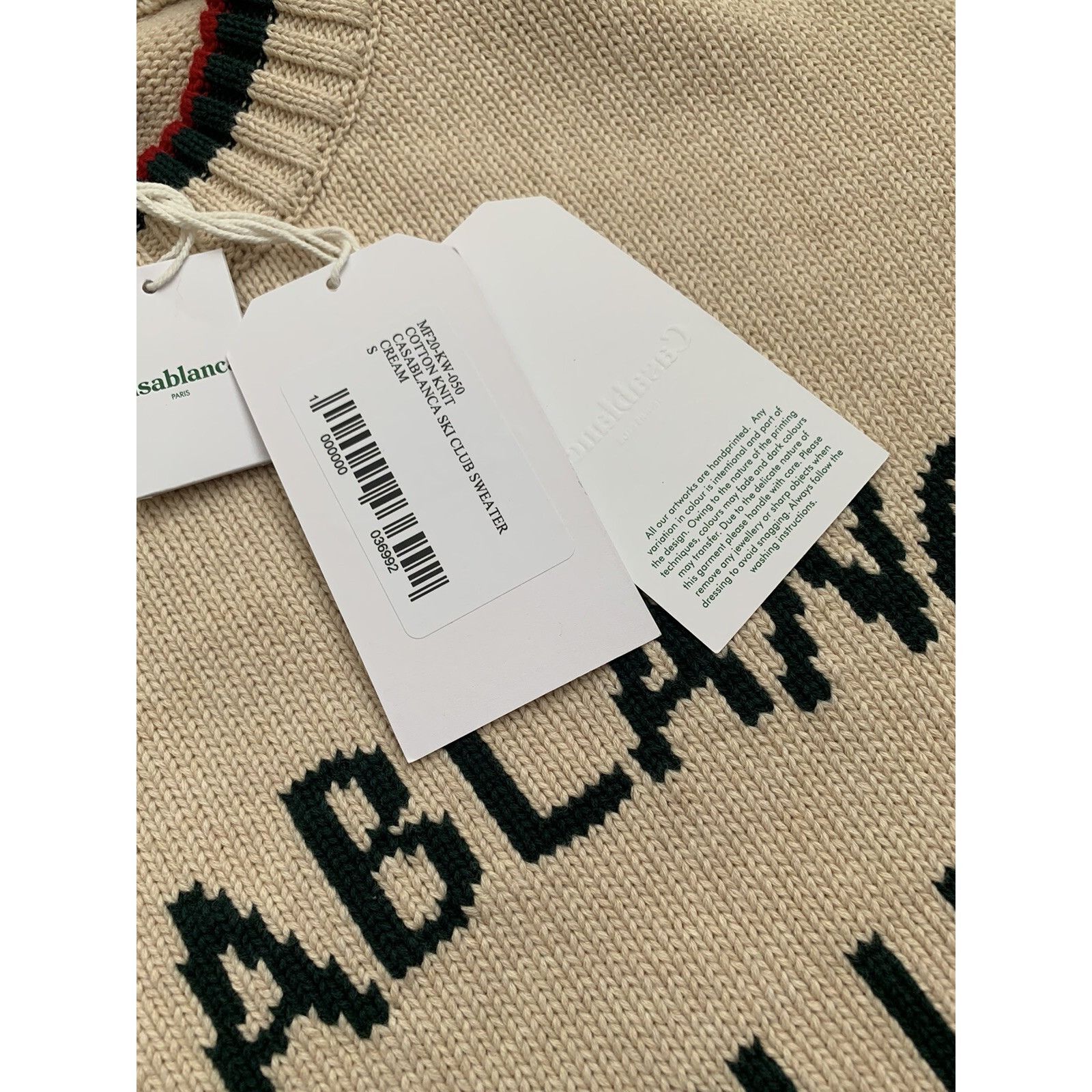 Casablanca Casablanca New Ski Club Sweater Knit Cream Small Size US S / EU 44-46 / 1 - 7 Thumbnail