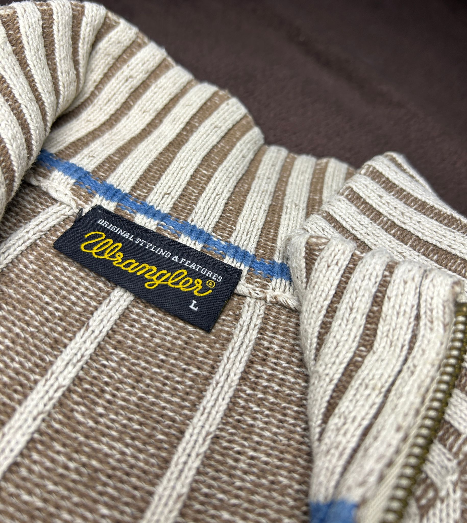Wrangler Vintage |Boxy| Ribbed Sweater|Avant garde|Wrangler| L Size US L / EU 52-54 / 3 - 3 Thumbnail