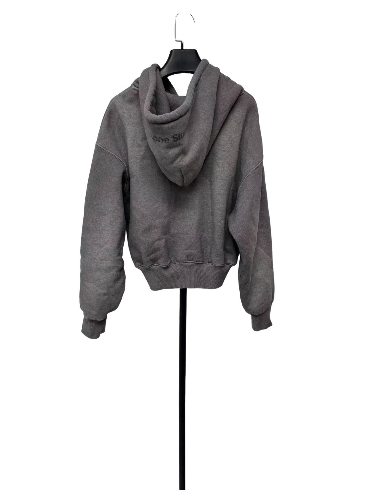 Acne Studios Acne Studios Logo Zip-Up Hoodie XXS Size US XXS / EU 40 - 1 Thumbnail