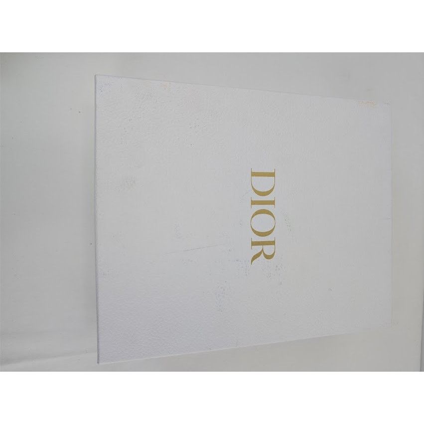 Dior o1rshd1 Every-D Embossed Lambskin Slide Sandal in Off White Size US 7 / EU 40 - 22 Thumbnail