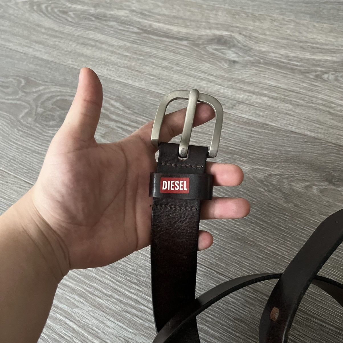 Diesel × Vintage Vintage 💥 Diesel Leather Belt Size ONE SIZE - 2 Thumbnail