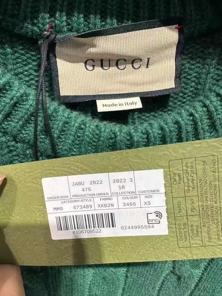 Gucci Gucci Cashmere sweater 2502-Nextarrow Size US XS / EU 42 / 0 - 2 Thumbnail