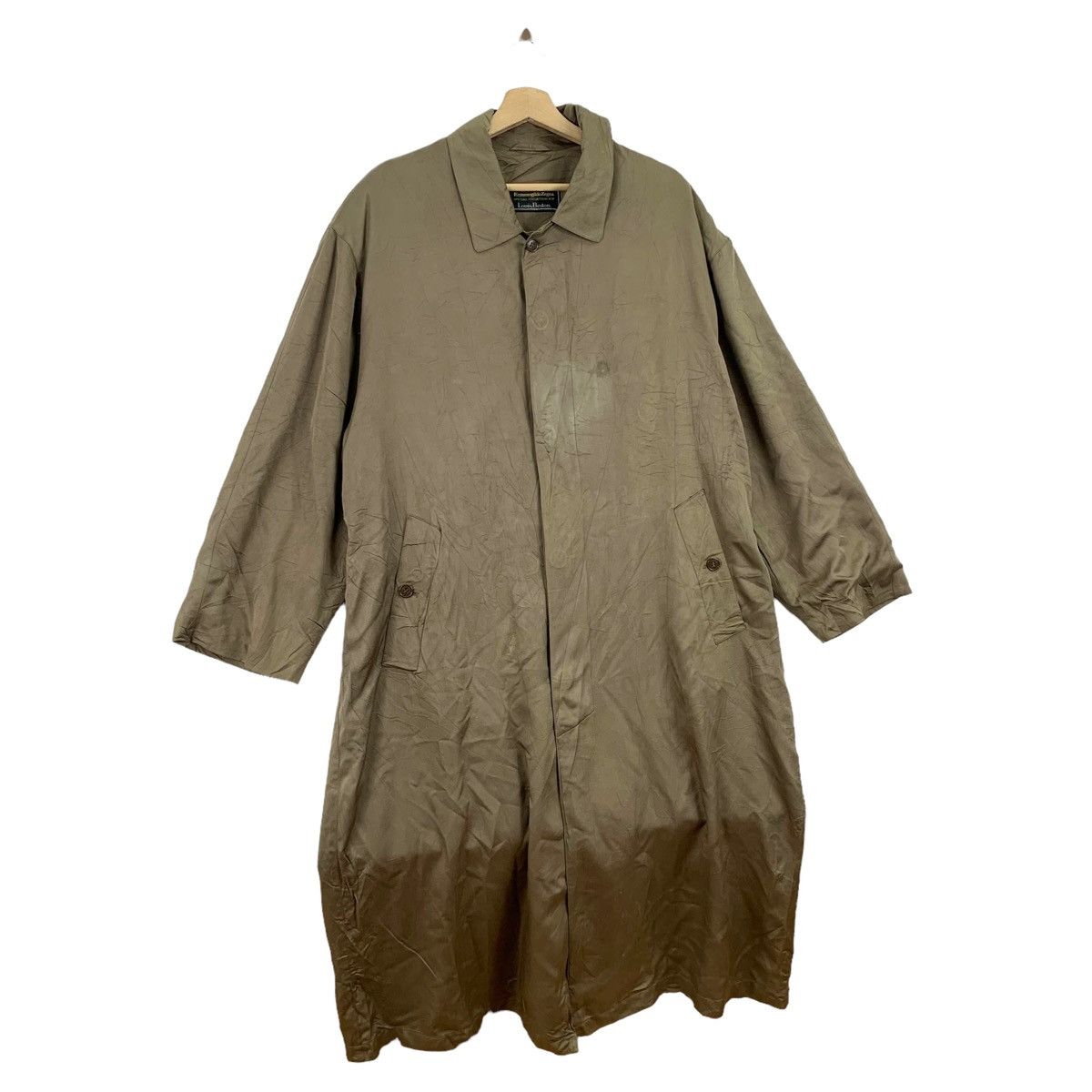 Ermenegildo Zegna Vintage ERMENEGILDO ZEGNA Designer Trench Coat Jacket Parka Size US XXL / EU 58 / 5 - 9 Thumbnail