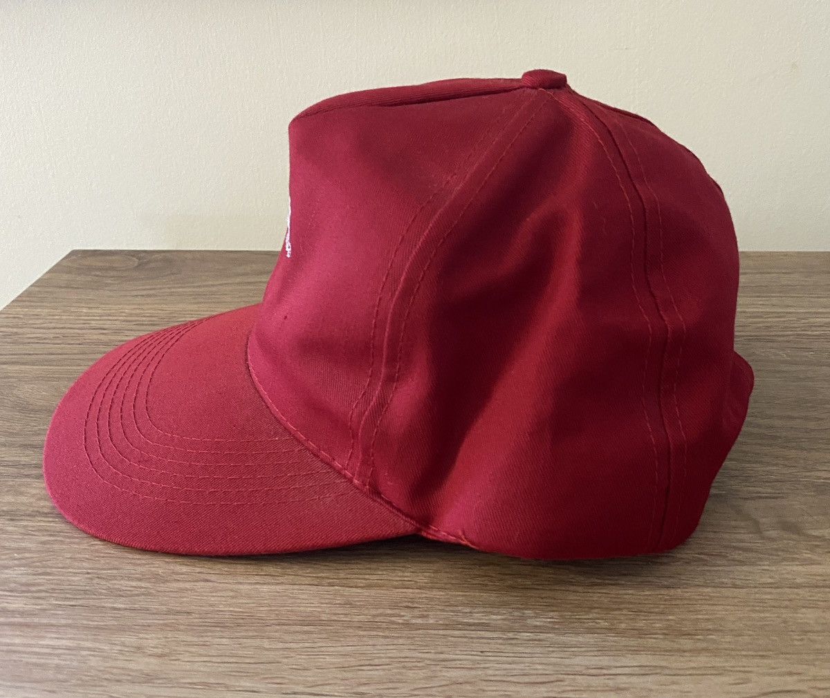 Vintage Vintage 80’s McDonald’s Red Uniform Snap Back Hat Cap Size ONE SIZE - 10 Thumbnail