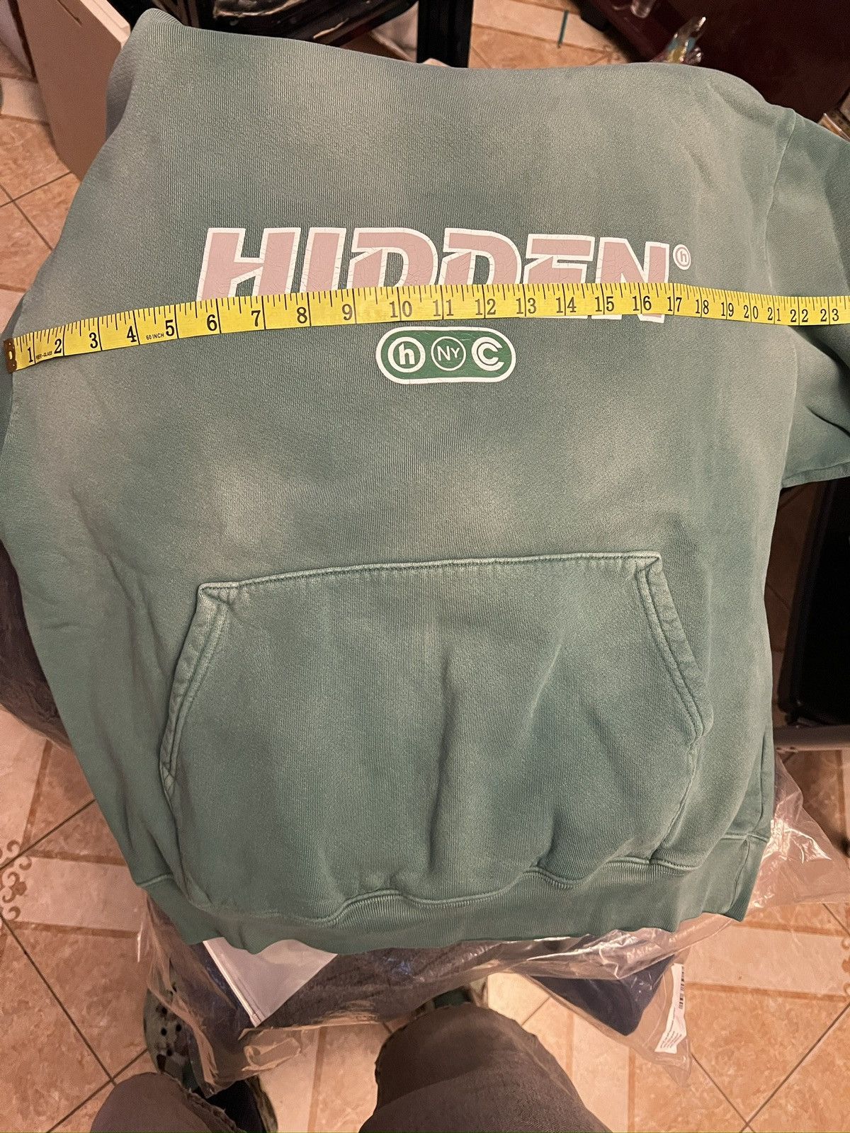 HIDDEN Hidden NY cracked logo hoodie | Medium Size US M / EU 48-50 / 2 - 7 Thumbnail
